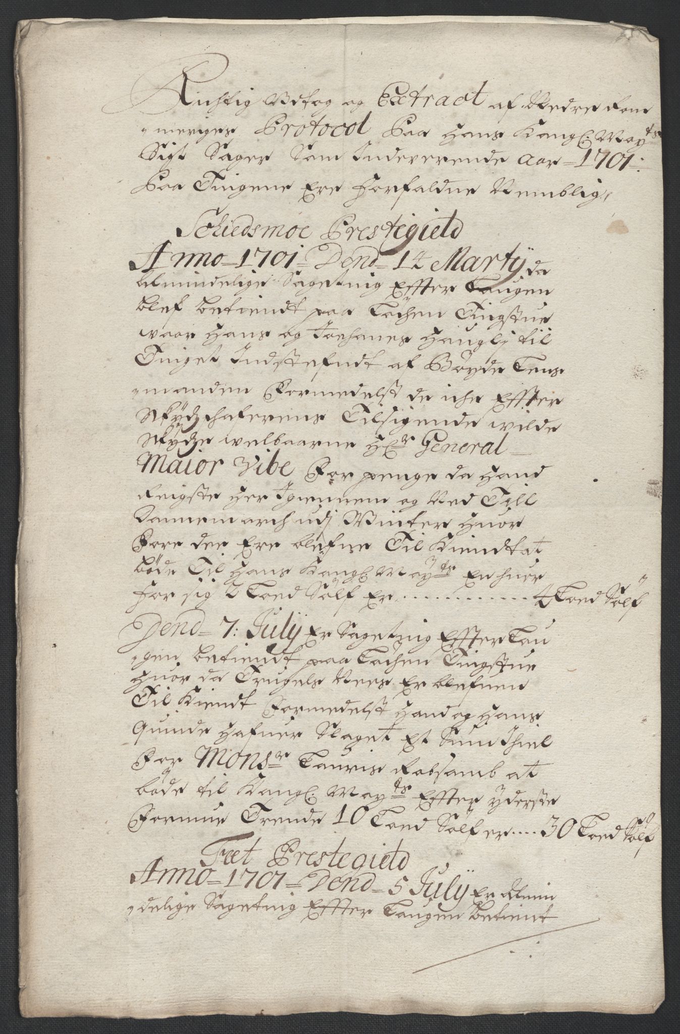 Rentekammeret inntil 1814, Reviderte regnskaper, Fogderegnskap, RA/EA-4092/R11/L0584: Fogderegnskap Nedre Romerike, 1701, p. 33