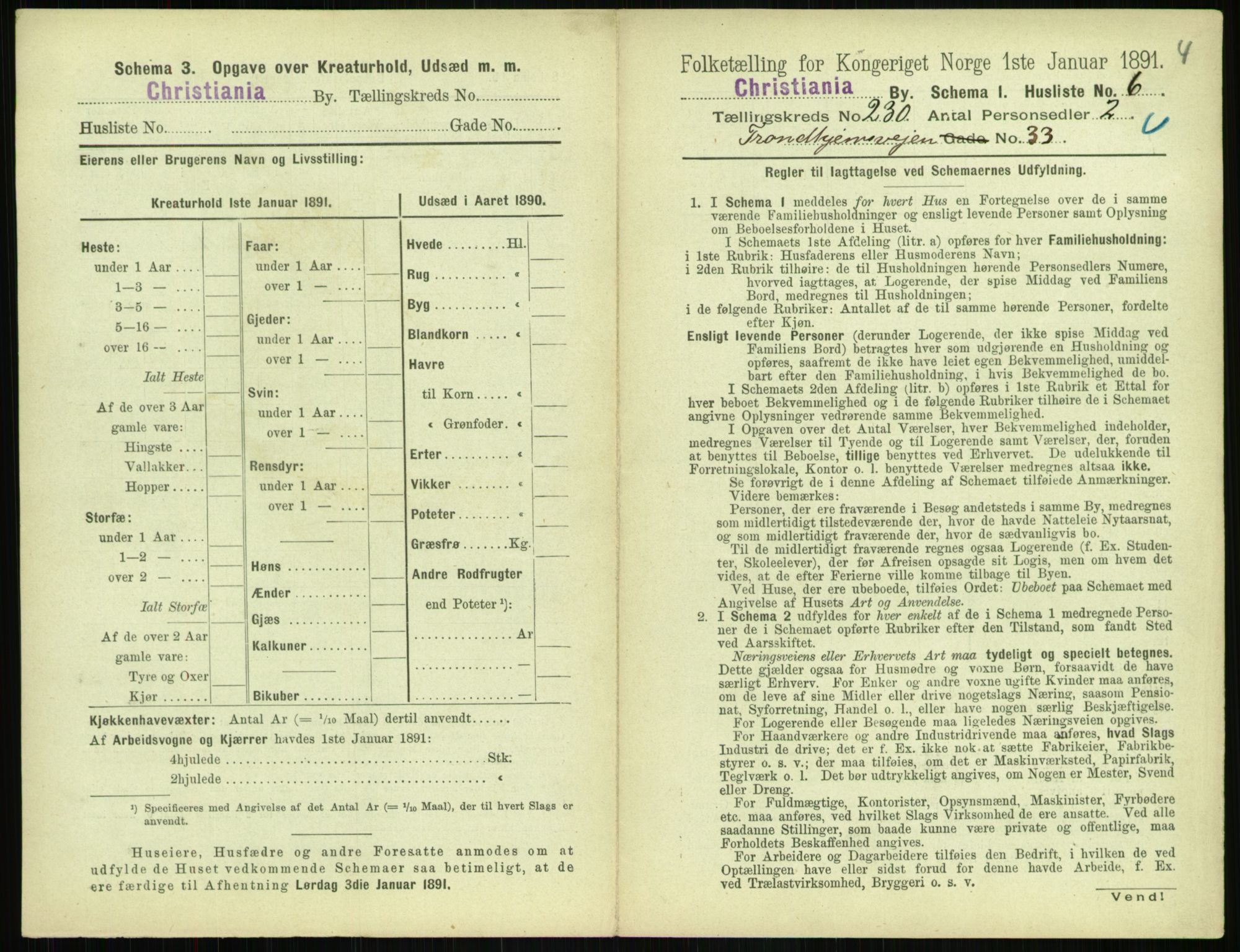 RA, 1891 census for 0301 Kristiania, 1891, p. 142124