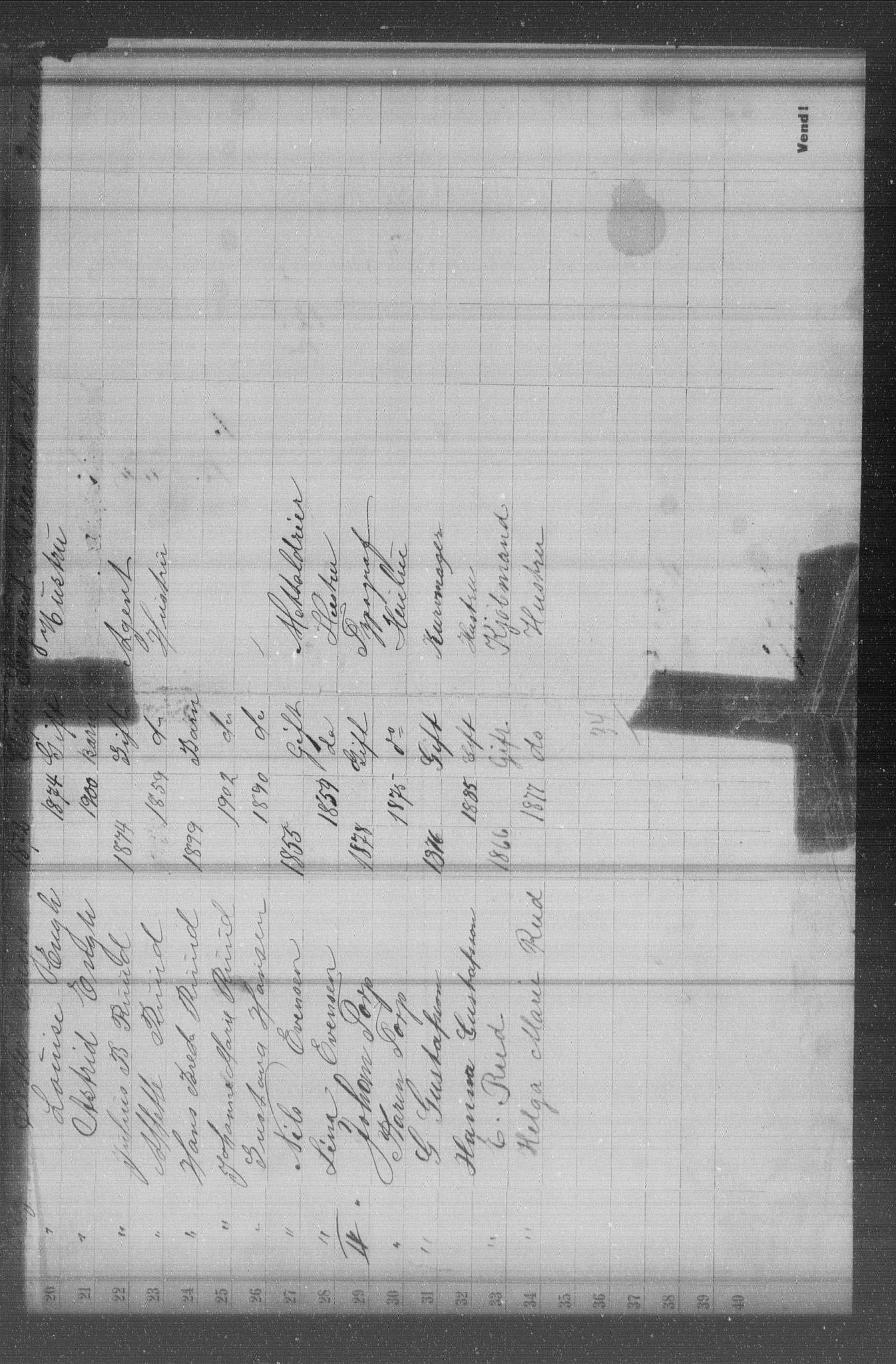 OBA, Municipal Census 1902 for Kristiania, 1902, p. 12521