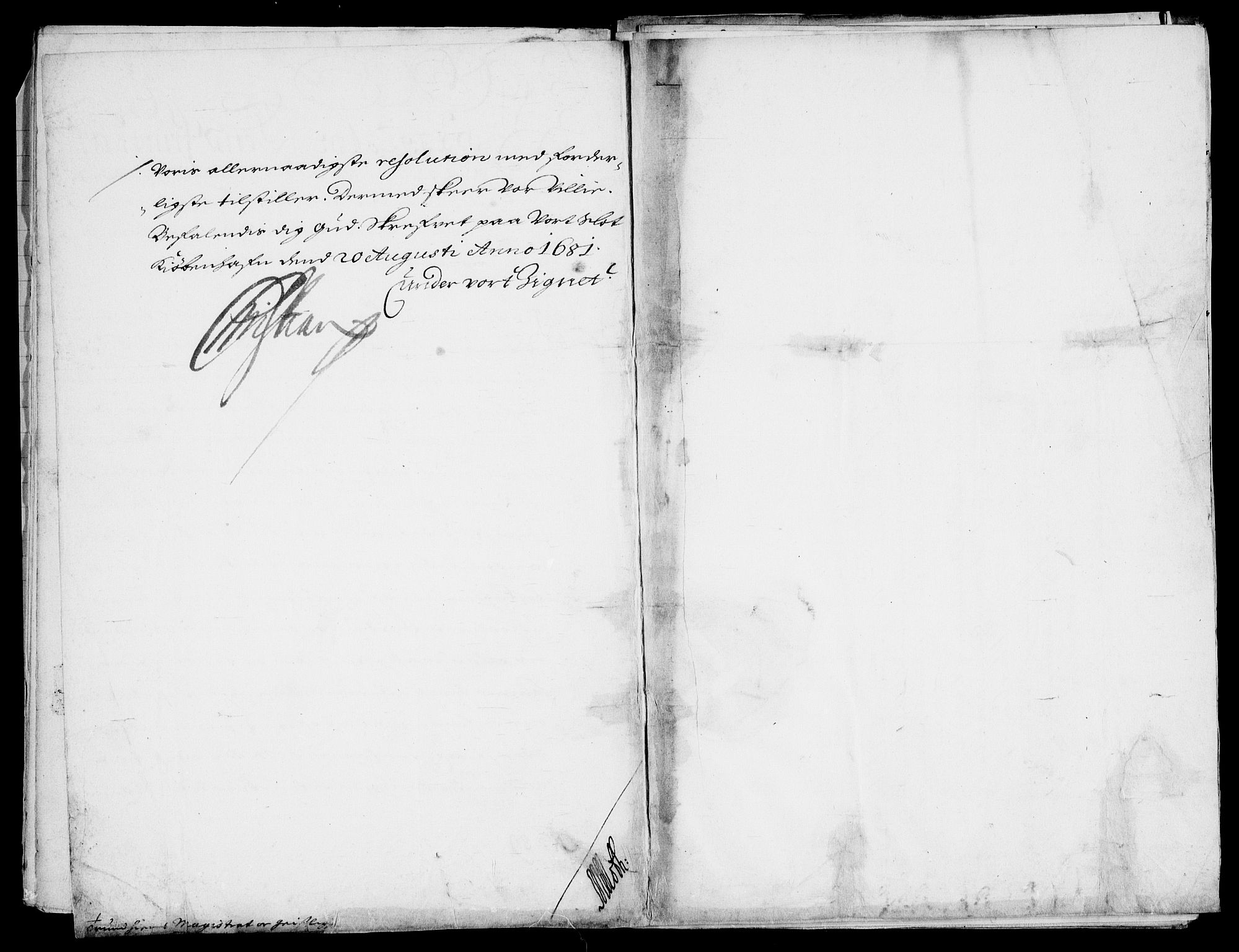Danske Kanselli, Skapsaker, AV/RA-EA-4061/F/L0074: Skap 15, pakke 79, 1611-1701, p. 112