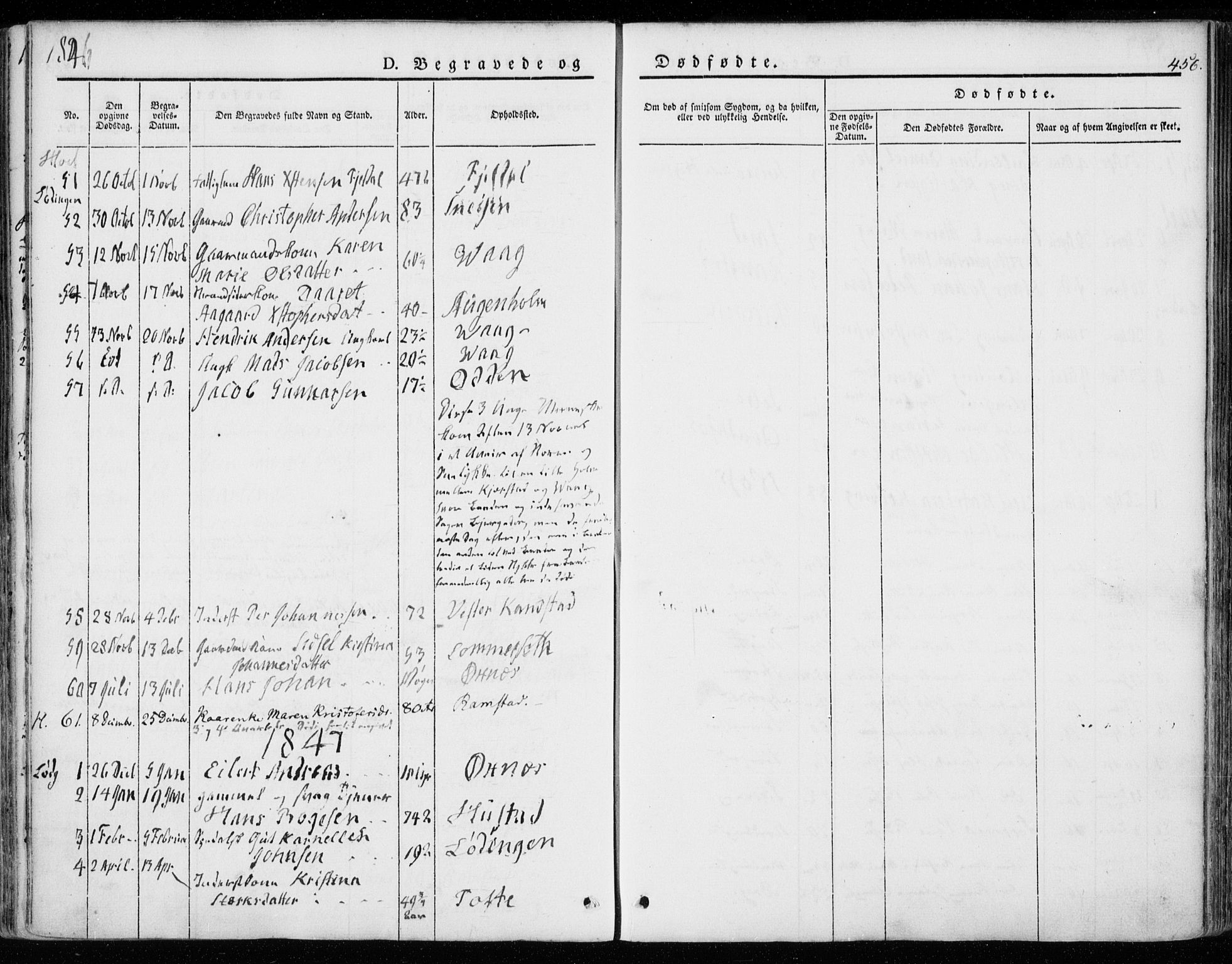 Ministerialprotokoller, klokkerbøker og fødselsregistre - Nordland, SAT/A-1459/872/L1033: Parish register (official) no. 872A08, 1840-1863, p. 456