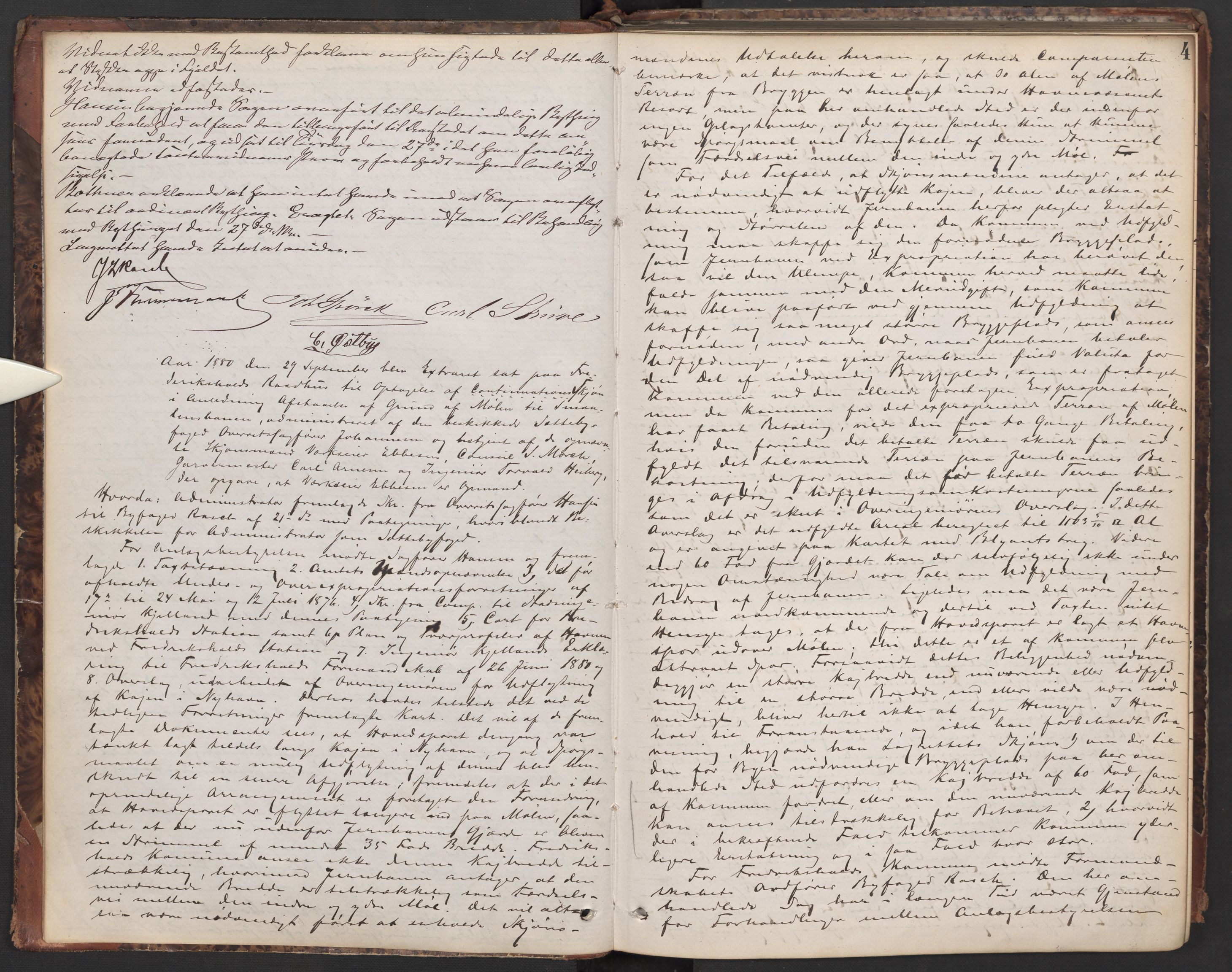 Halden byfogd, AV/SAO-A-10865/F/Fc/Fca/L0002: Ekstrarettsprotokoll, 1881-1886, p. 4