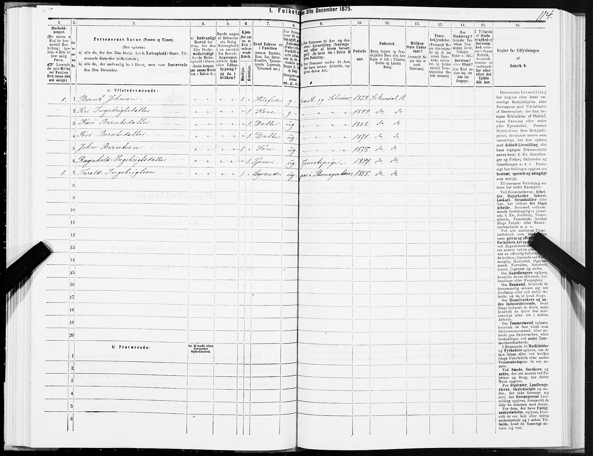 SAT, 1875 census for 1648P Støren, 1875, p. 8114