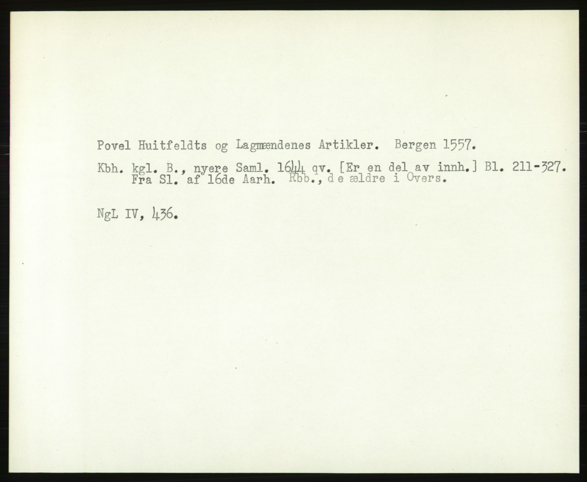 Norsk Historisk Kjeldeskrift-Institutt (NHKI), RA/S-6117/G/Gc/L0031: Tematisk register til Gustav Storms håndskriftbeskrivelser i NgL bd. IV, 1483-1558, p. 663