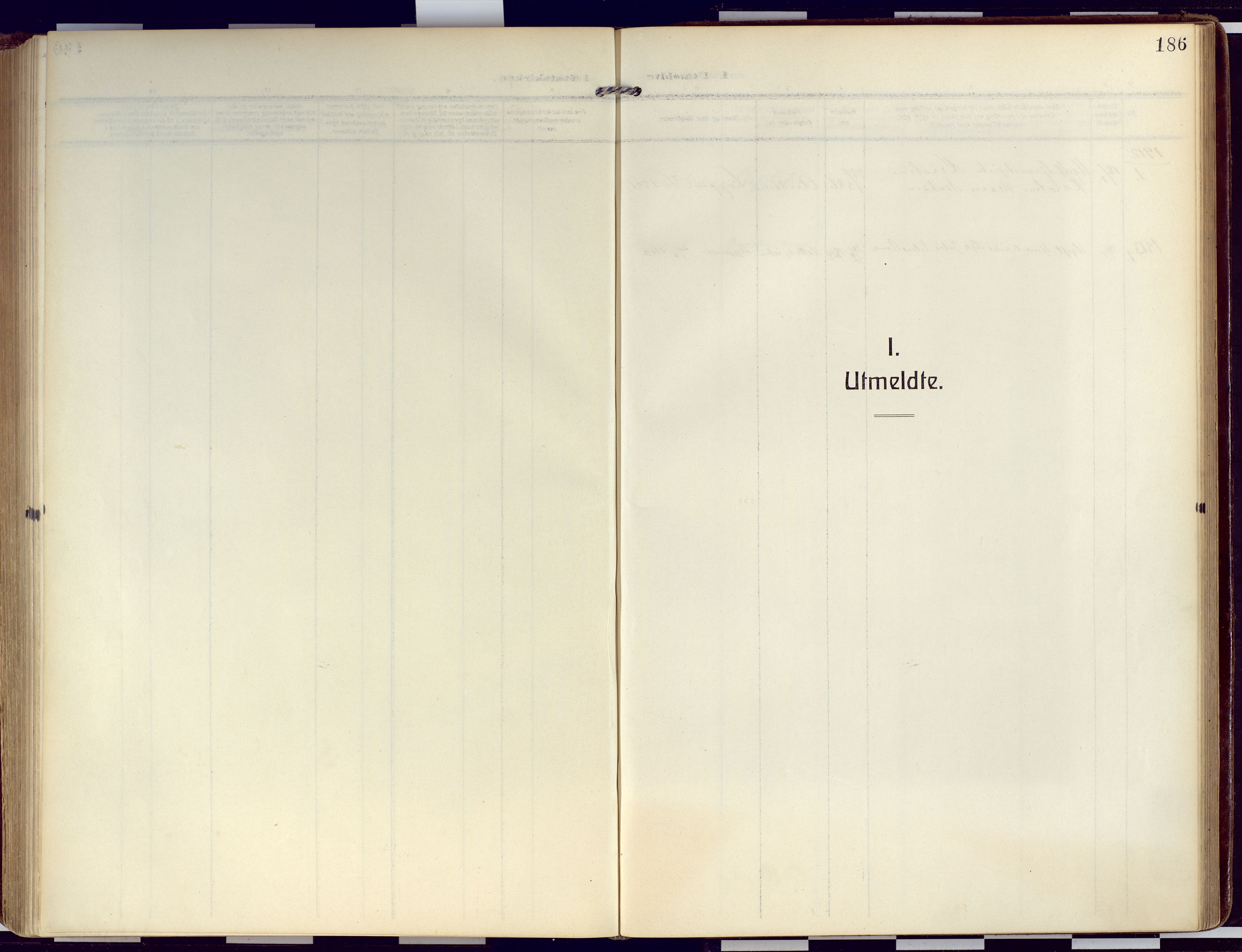 Loppa sokneprestkontor, SATØ/S-1339/H/Ha/L0011kirke: Parish register (official) no. 11, 1909-1919, p. 186