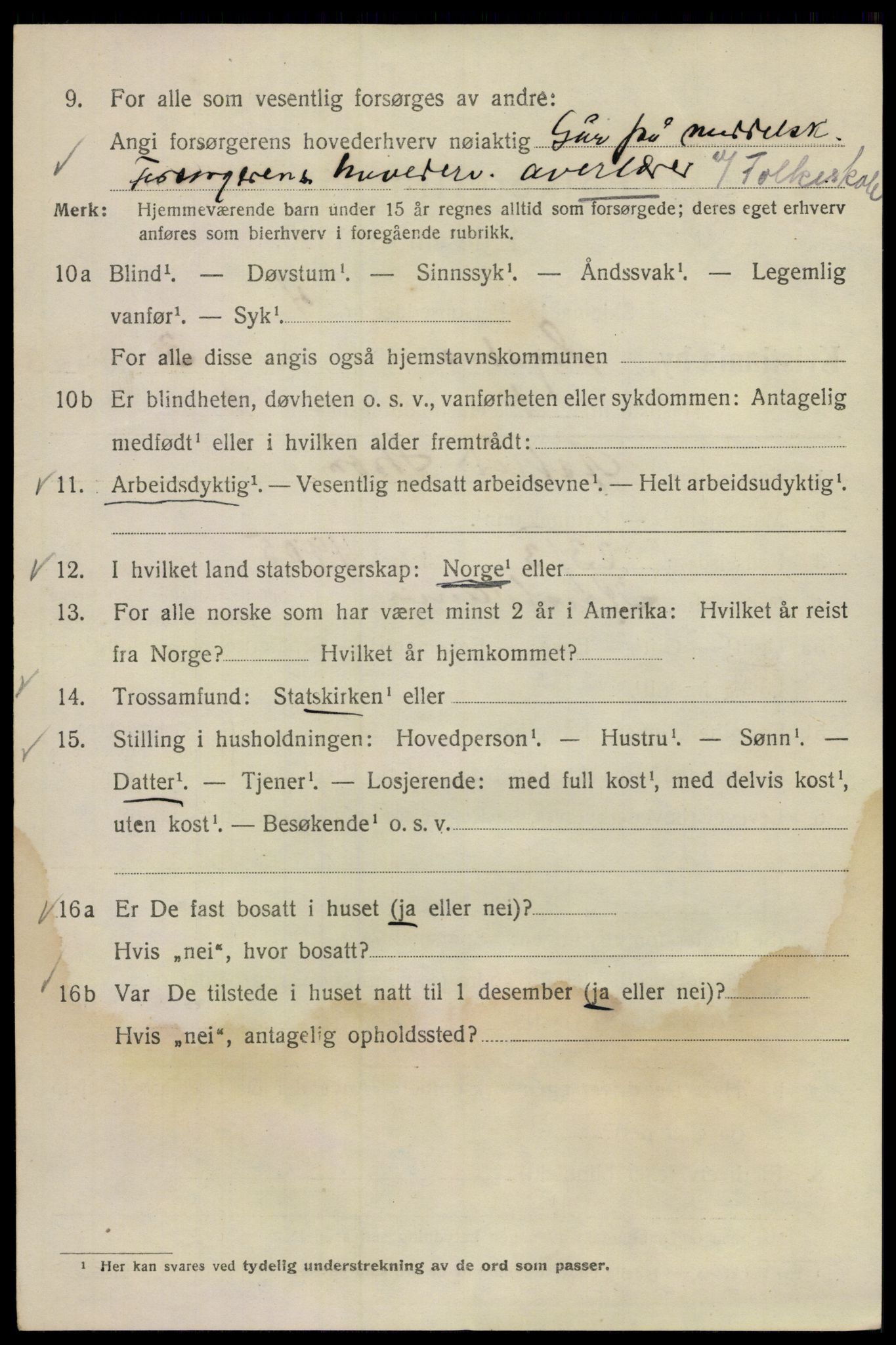 SAO, 1920 census for Kristiania, 1920, p. 209846