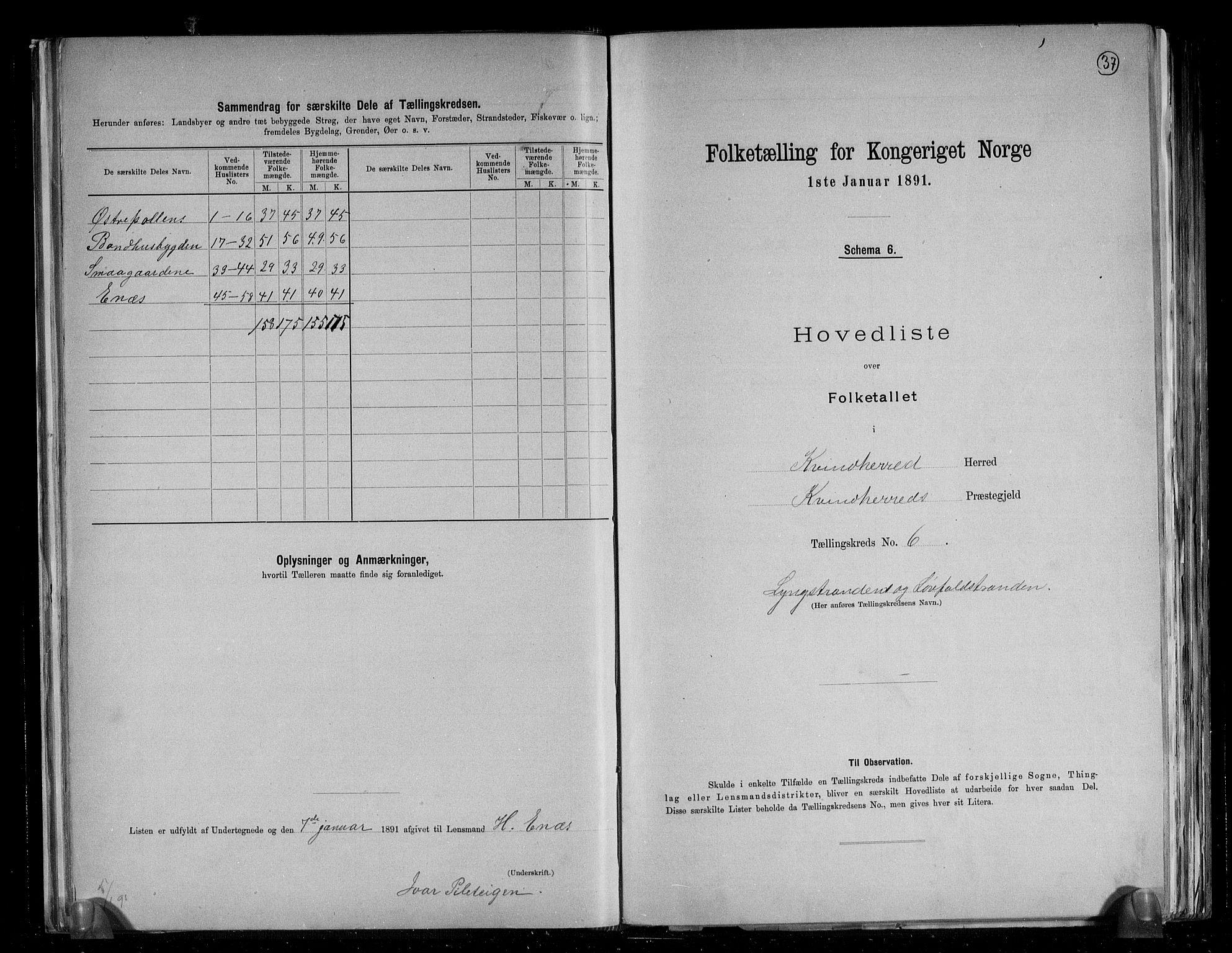 RA, 1891 census for 1224 Kvinnherad, 1891, p. 17