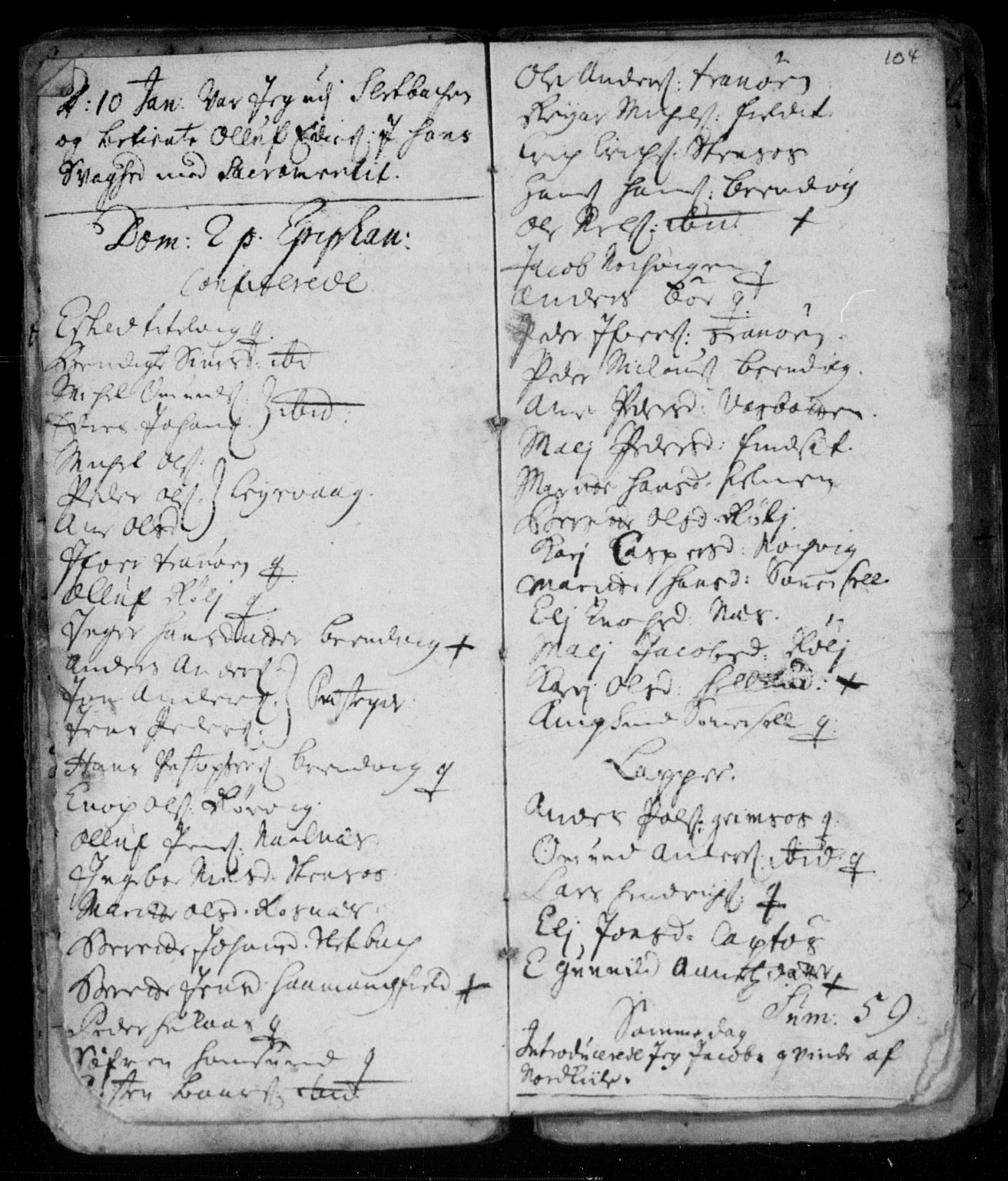 Ministerialprotokoller, klokkerbøker og fødselsregistre - Nordland, AV/SAT-A-1459/859/L0840: Parish register (official) no. 859A00, 1708-1738, p. 104