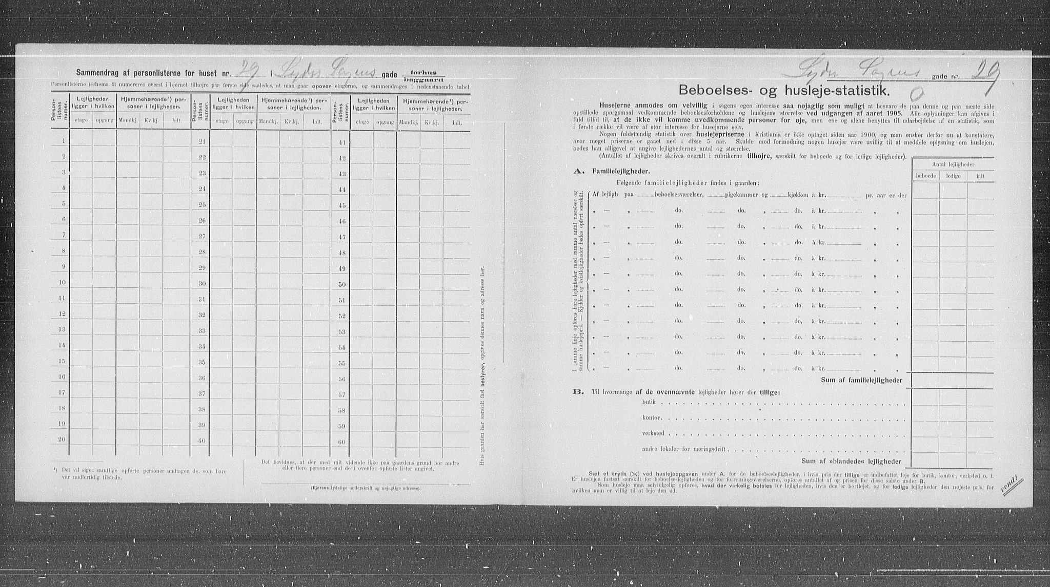 OBA, Municipal Census 1905 for Kristiania, 1905, p. 30802