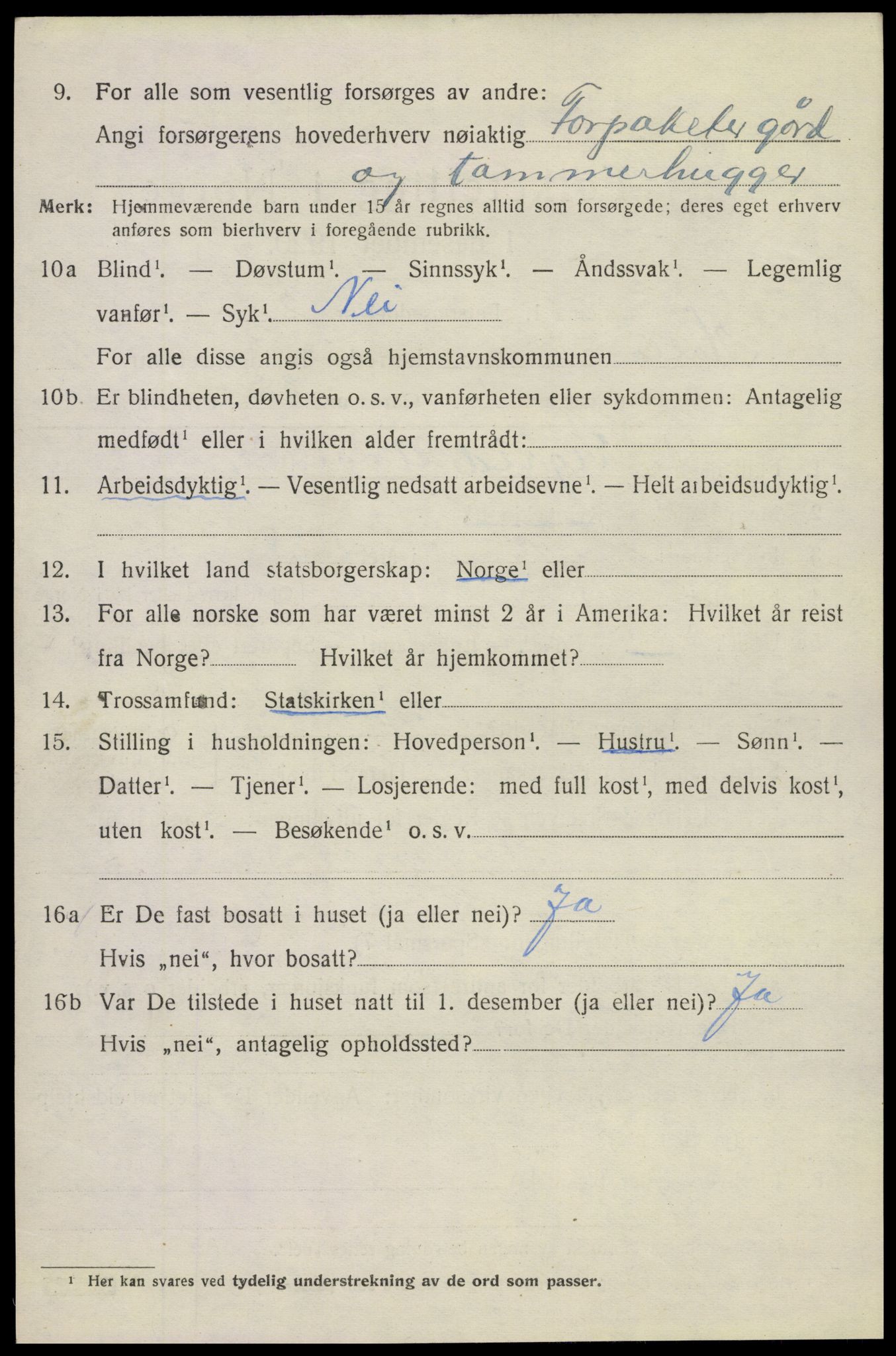 SAKO, 1920 census for Holla, 1920, p. 4914