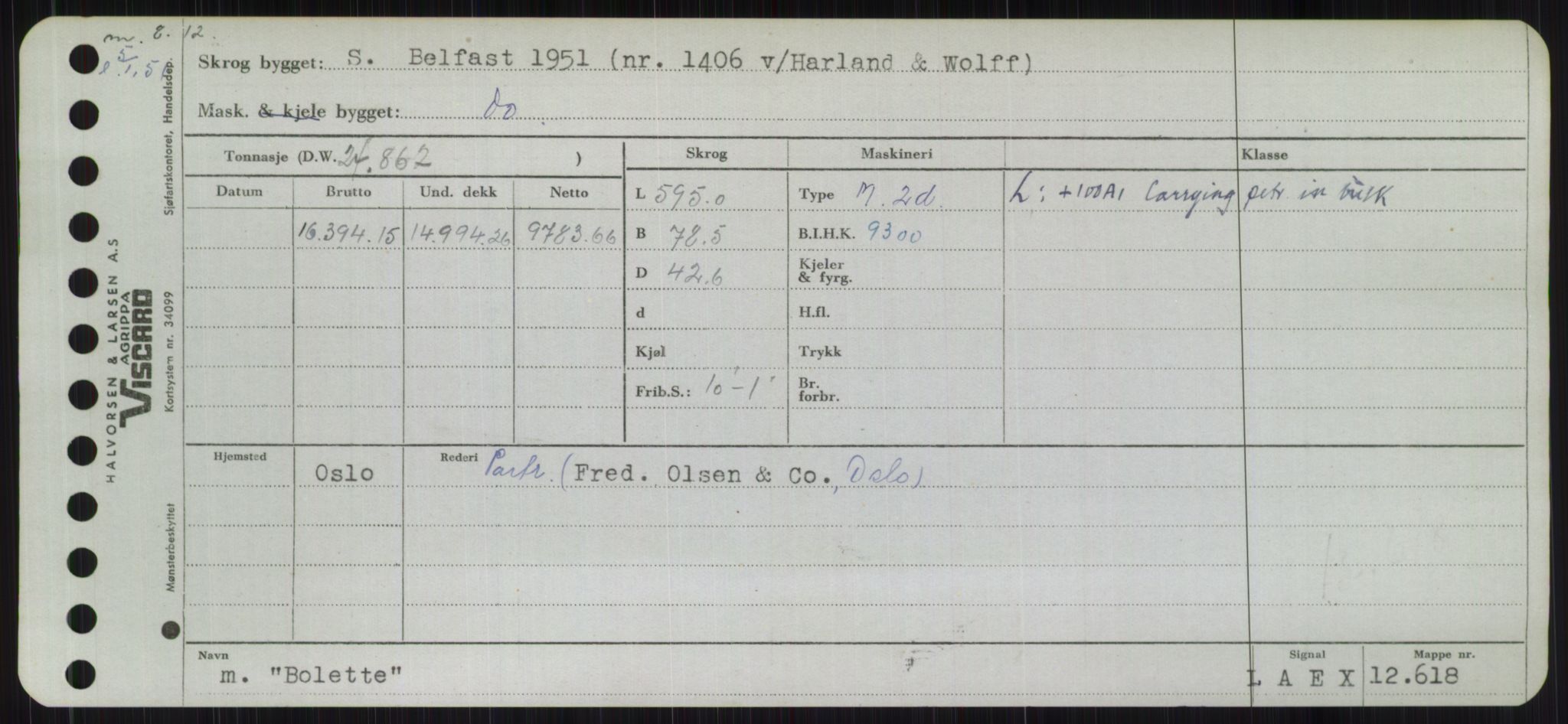 Sjøfartsdirektoratet med forløpere, Skipsmålingen, RA/S-1627/H/Hb/L0001: Fartøy, A-D, p. 299