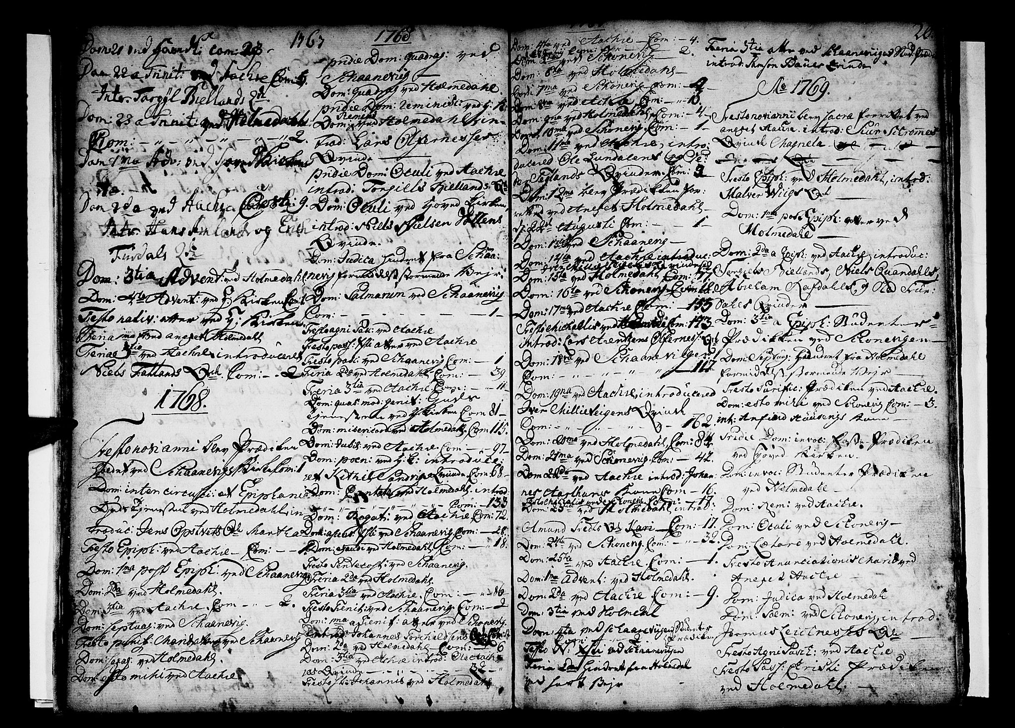 Skånevik sokneprestembete, AV/SAB-A-77801/H/Haa: Parish register (official) no. A 1, 1745-1789, p. 20