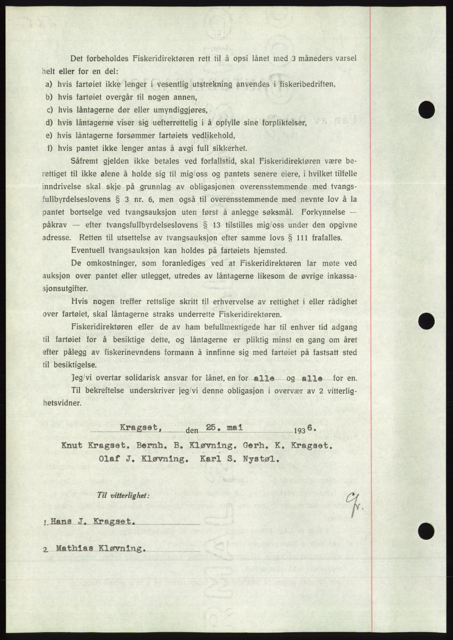 Søre Sunnmøre sorenskriveri, AV/SAT-A-4122/1/2/2C/L0060: Mortgage book no. 54, 1935-1936, Deed date: 13.06.1936