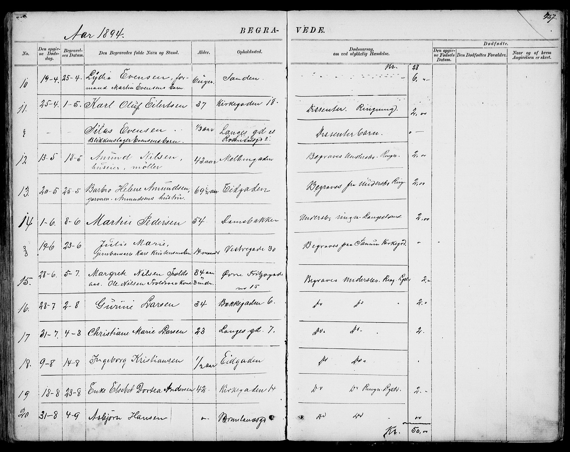 Larvik kirkebøker, AV/SAKO-A-352/G/Gb/L0003: Parish register (copy) no. II 3, 1867-1899, p. 457