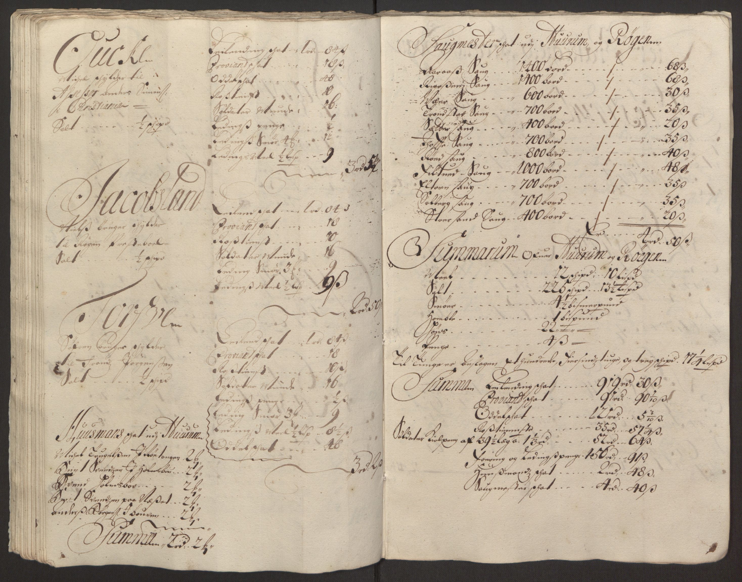 Rentekammeret inntil 1814, Reviderte regnskaper, Fogderegnskap, AV/RA-EA-4092/R30/L1694: Fogderegnskap Hurum, Røyken, Eiker og Lier, 1694-1696, p. 361