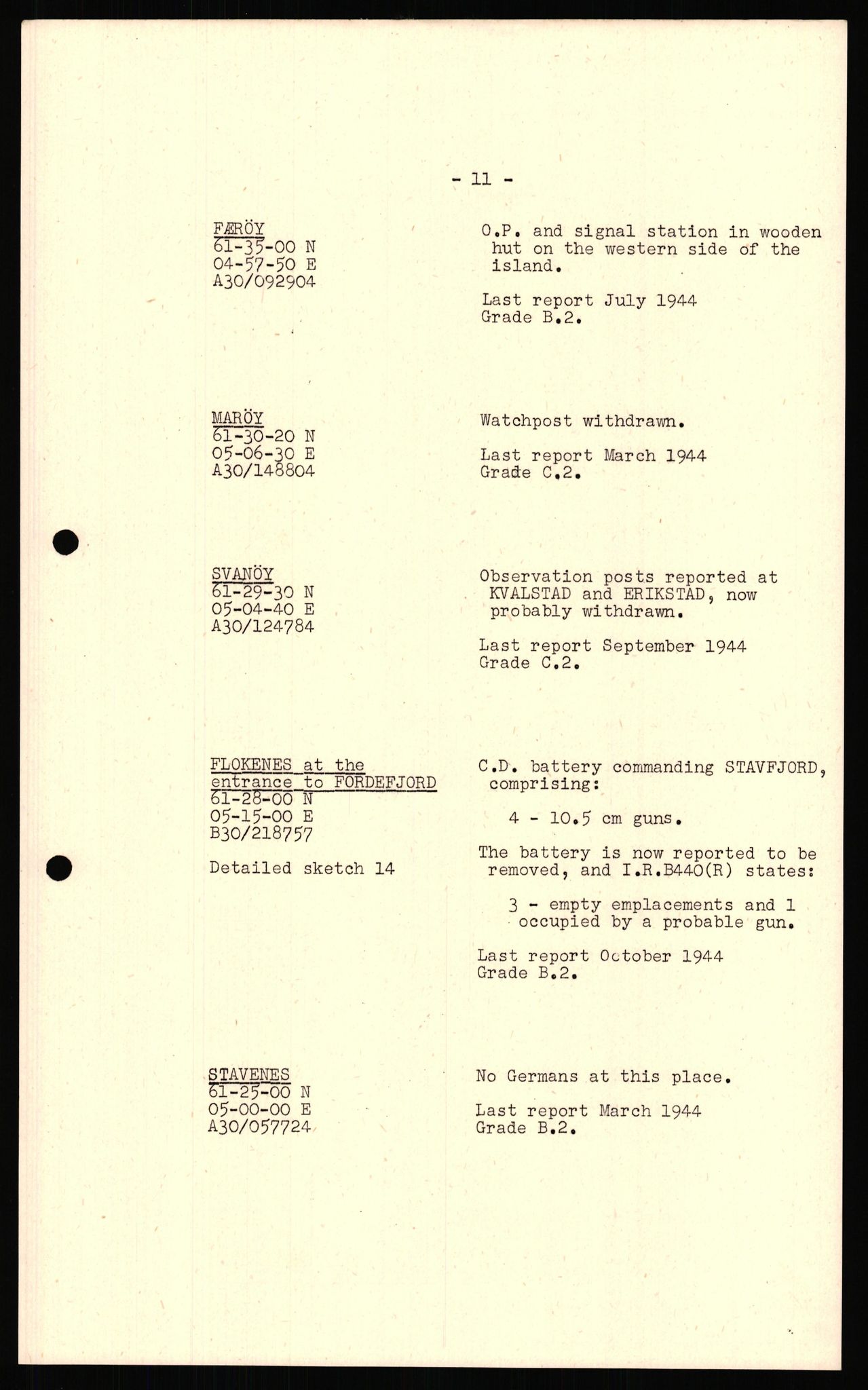 Forsvaret, Forsvarets overkommando II, AV/RA-RAFA-3915/D/Dd/L0017: Sogn og Fjordane / Hordaland, 1943-1945, p. 25