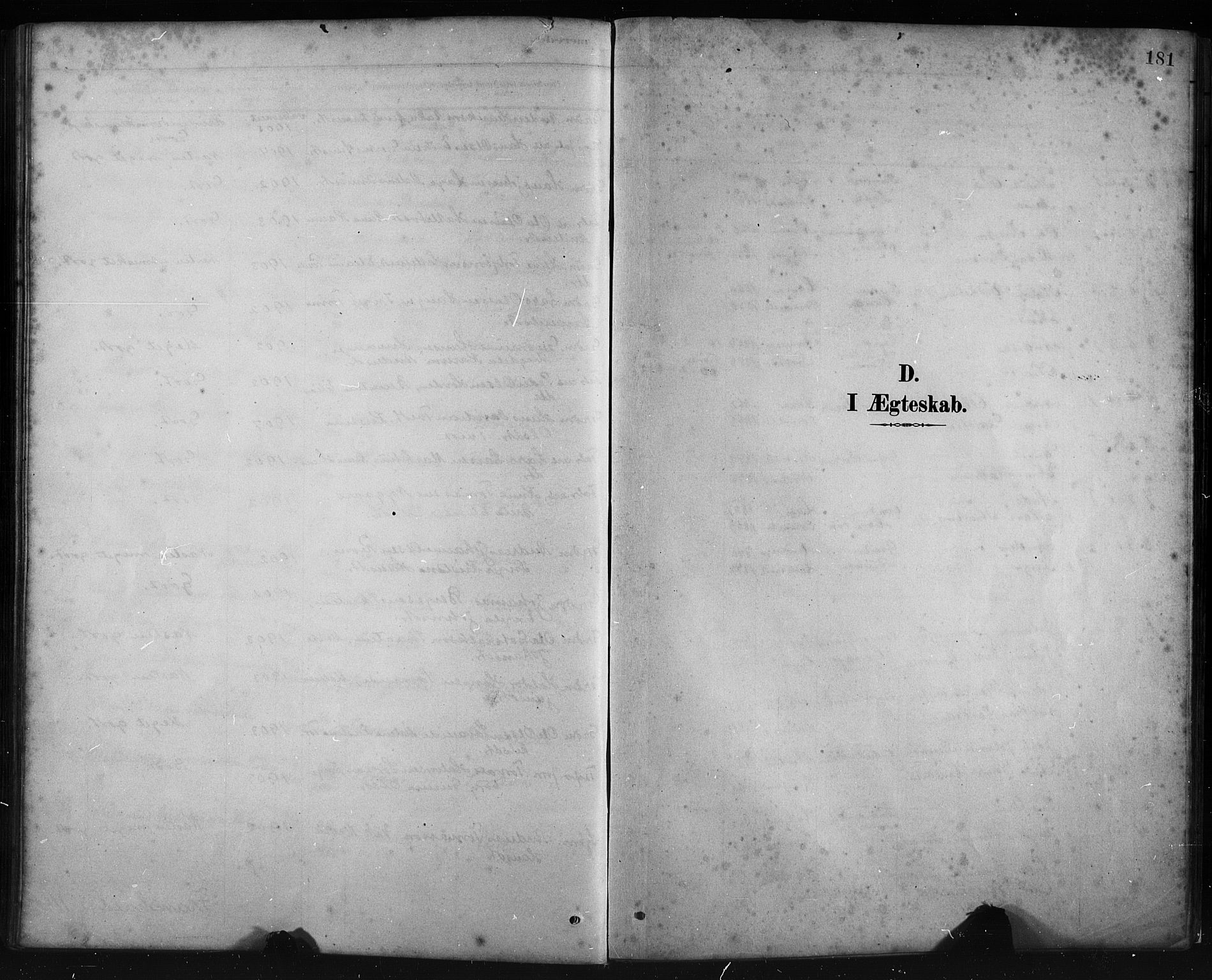 Fusa sokneprestembete, SAB/A-75401/H/Hab: Parish register (copy) no. C 2, 1886-1926, p. 181
