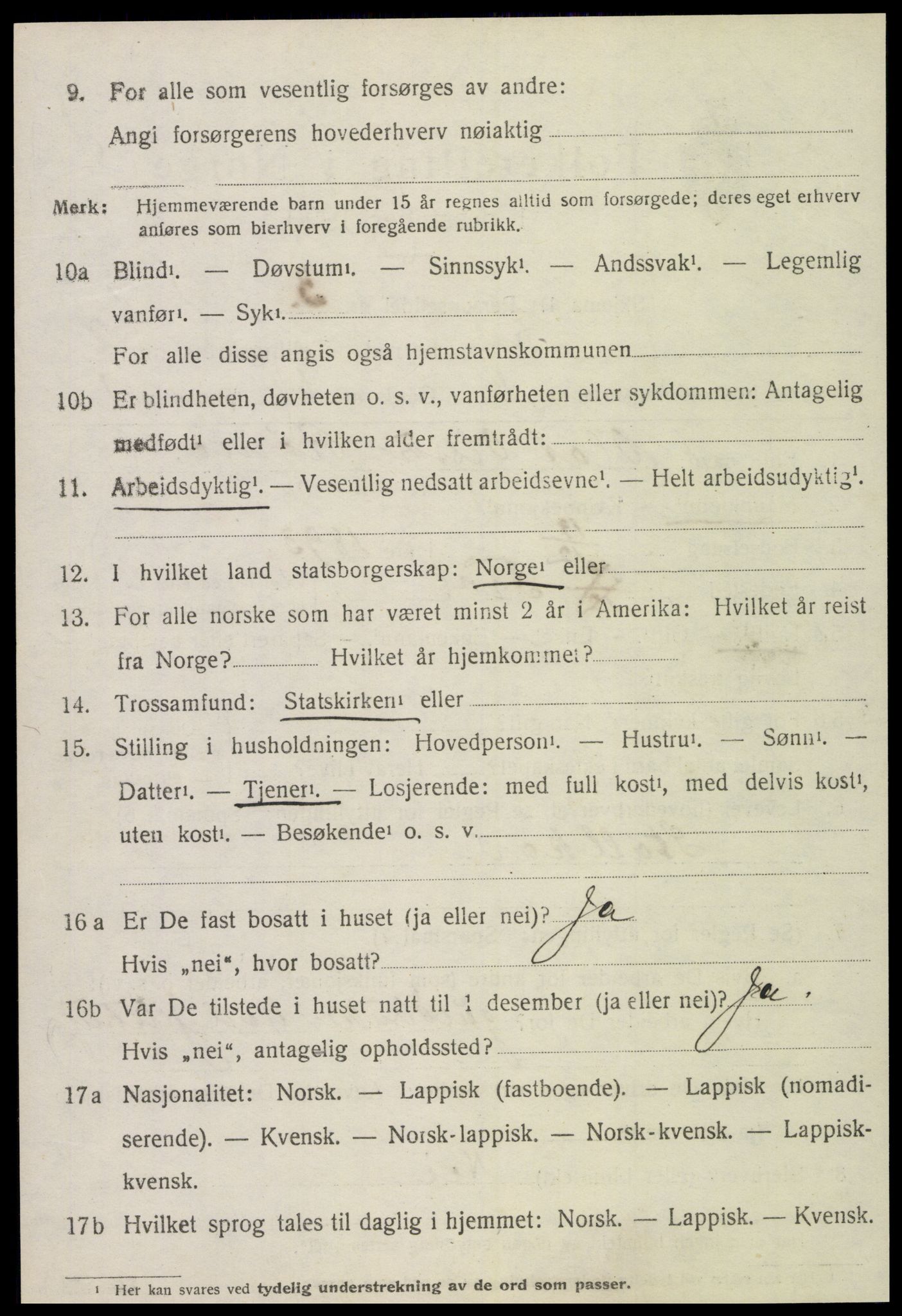 SAT, 1920 census for Frol, 1920, p. 2284