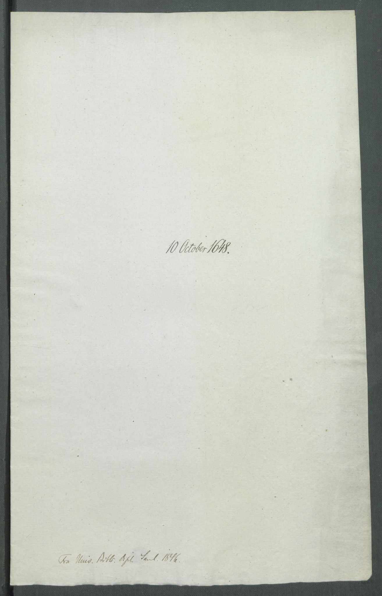 Riksarkivets diplomsamling, AV/RA-EA-5965/F02/L0161: Dokumenter, 1648, p. 86