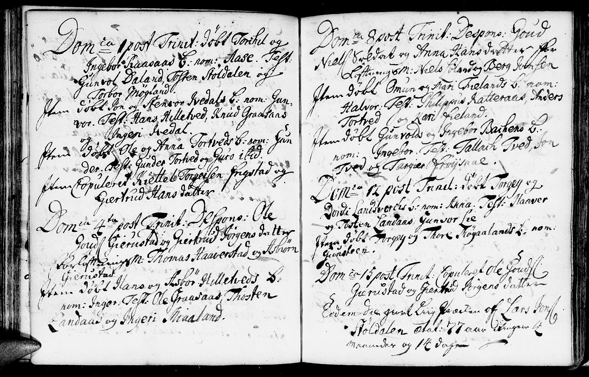 Evje sokneprestkontor, AV/SAK-1111-0008/F/Fa/Fac/L0001: Parish register (official) no. A 1, 1705-1764, p. 163-164