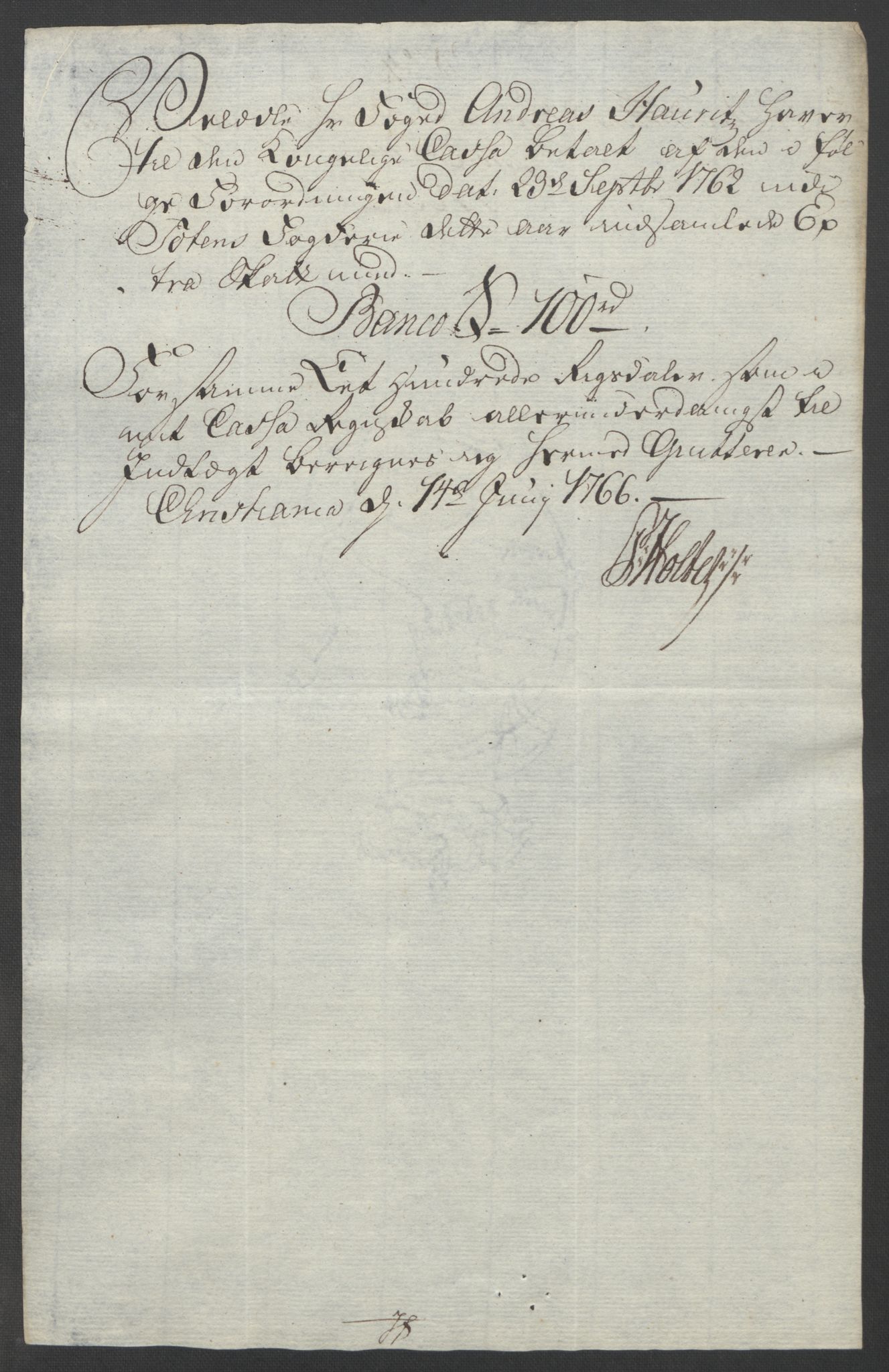 Rentekammeret inntil 1814, Reviderte regnskaper, Fogderegnskap, AV/RA-EA-4092/R19/L1399: Fogderegnskap Toten, Hadeland og Vardal, 1762-1783, p. 100