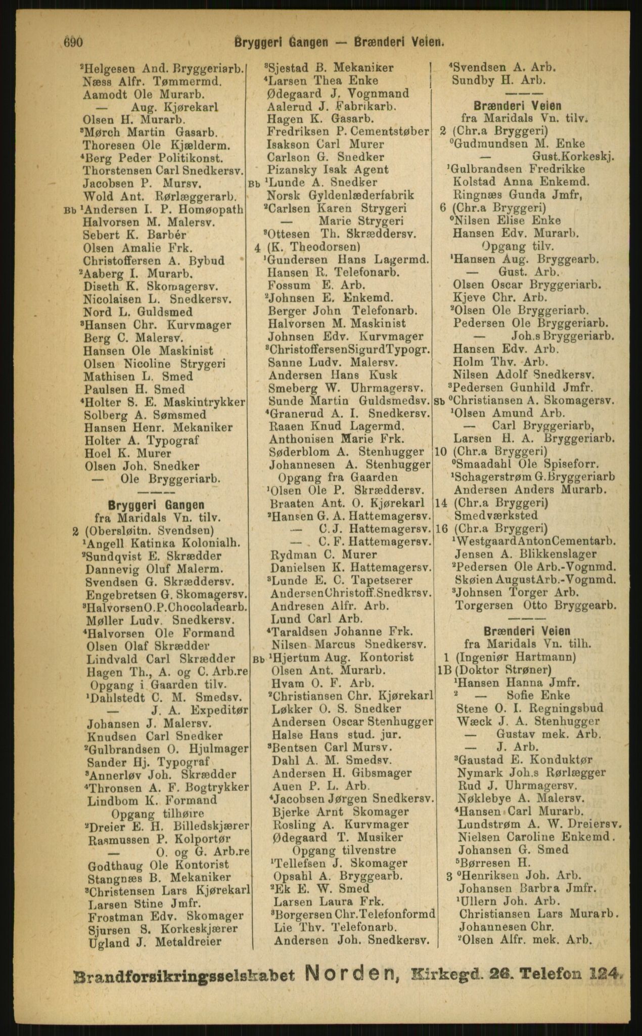 Kristiania/Oslo adressebok, PUBL/-, 1899, p. 690