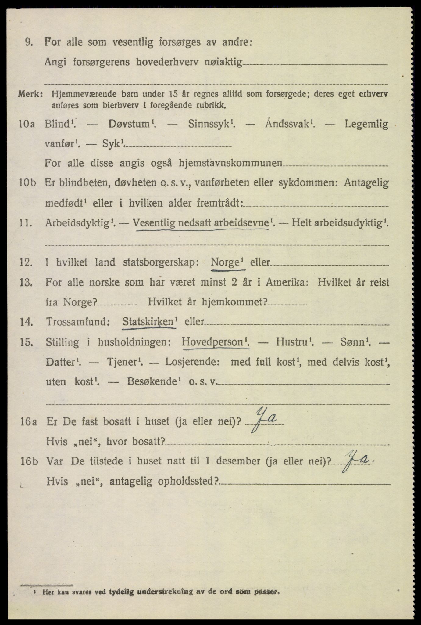 SAH, 1920 census for Grue, 1920, p. 4324