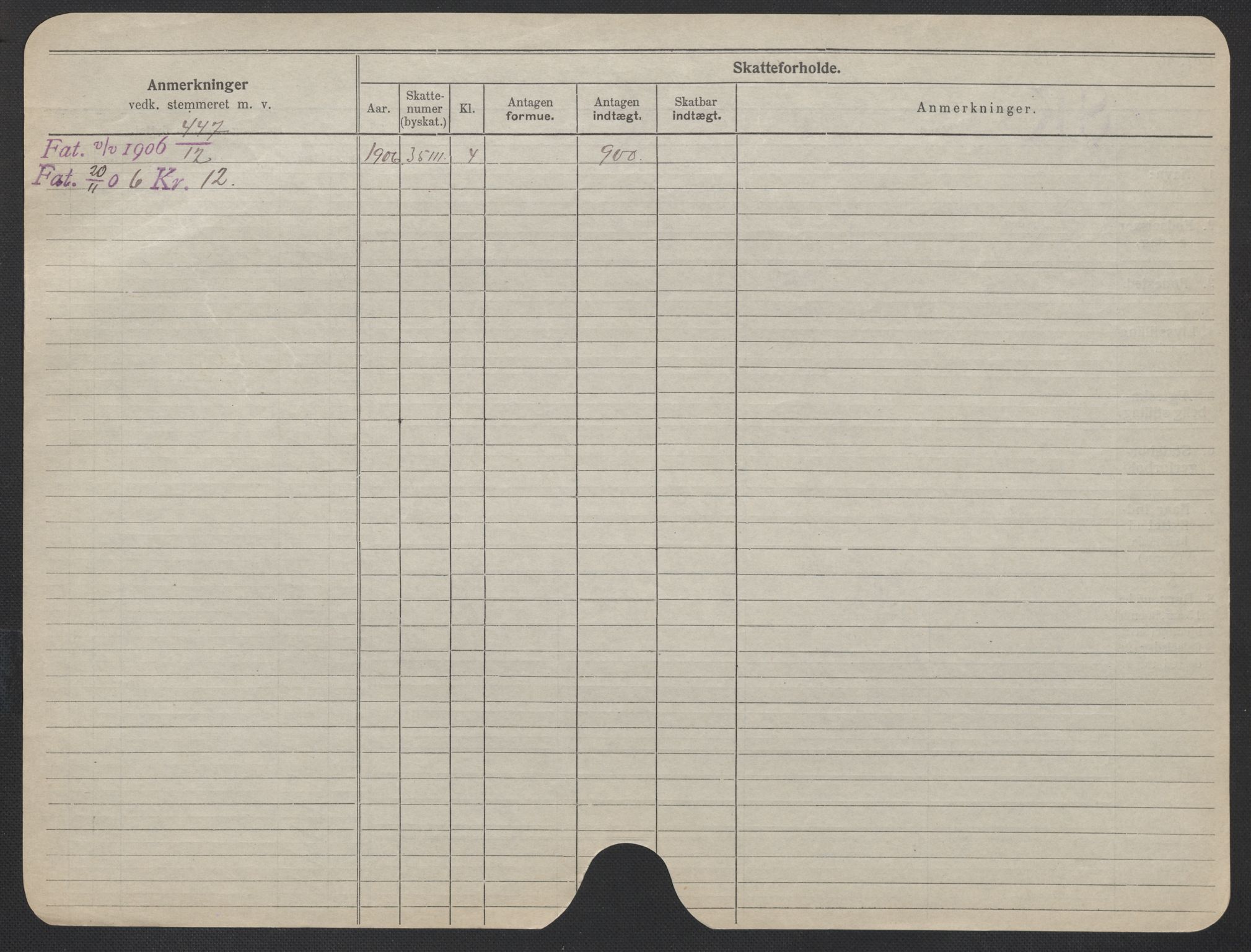 Oslo folkeregister, Registerkort, AV/SAO-A-11715/F/Fa/Fac/L0019: Kvinner, 1906-1914, p. 240b