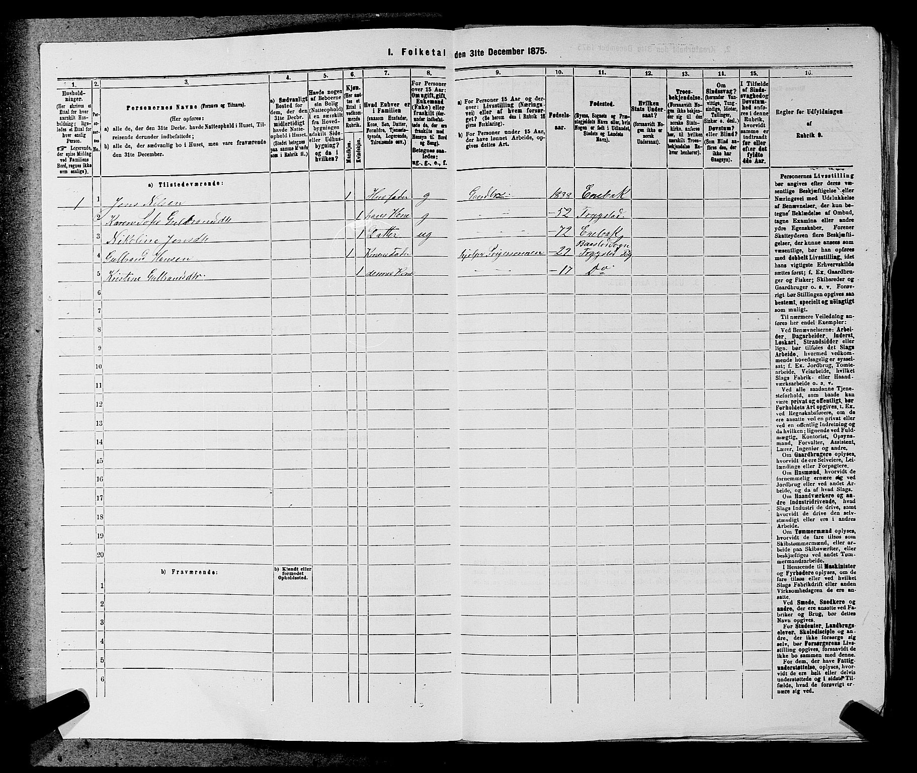 RA, 1875 census for 0229P Enebakk, 1875, p. 35