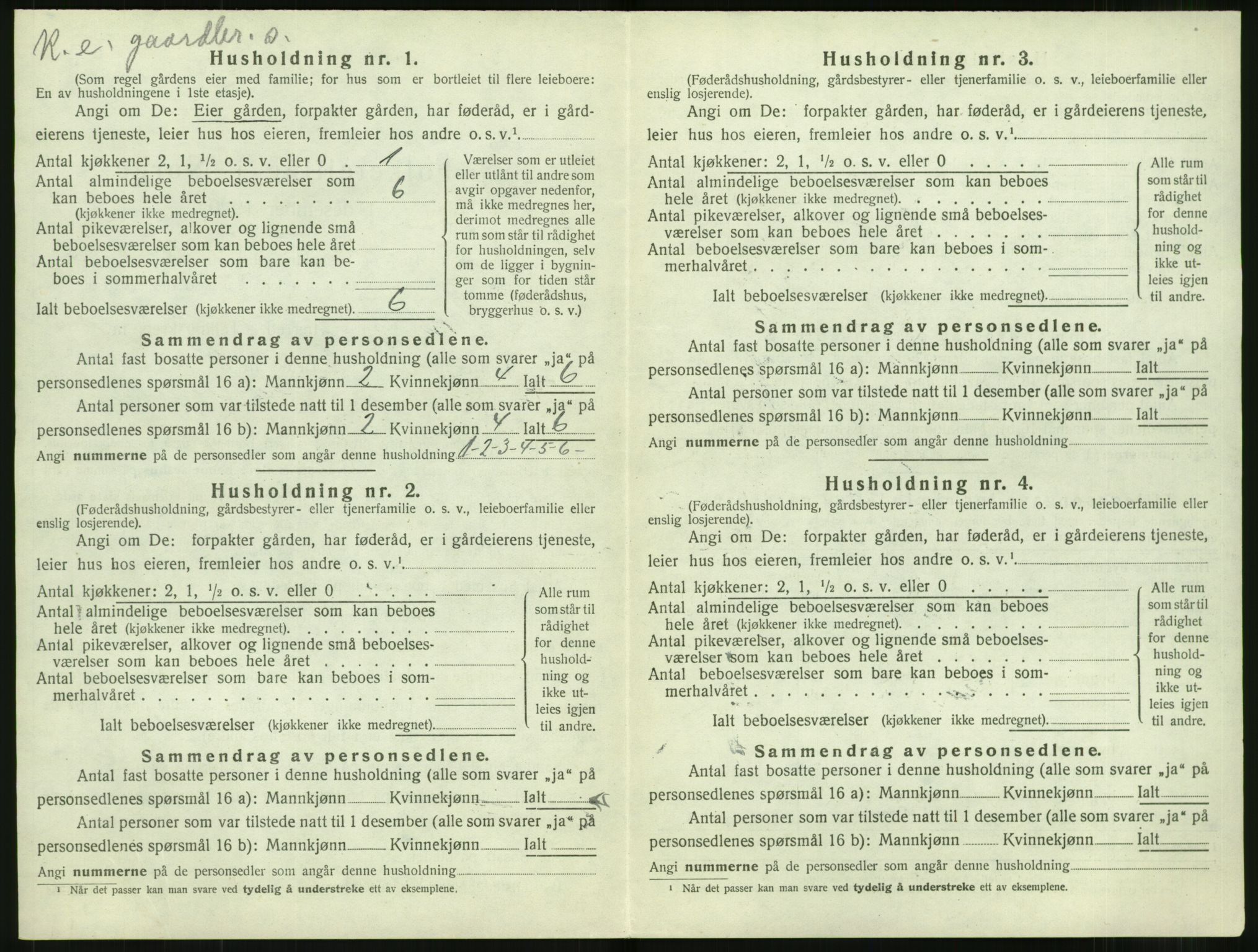 SAT, 1920 census for Stordal, 1920, p. 67