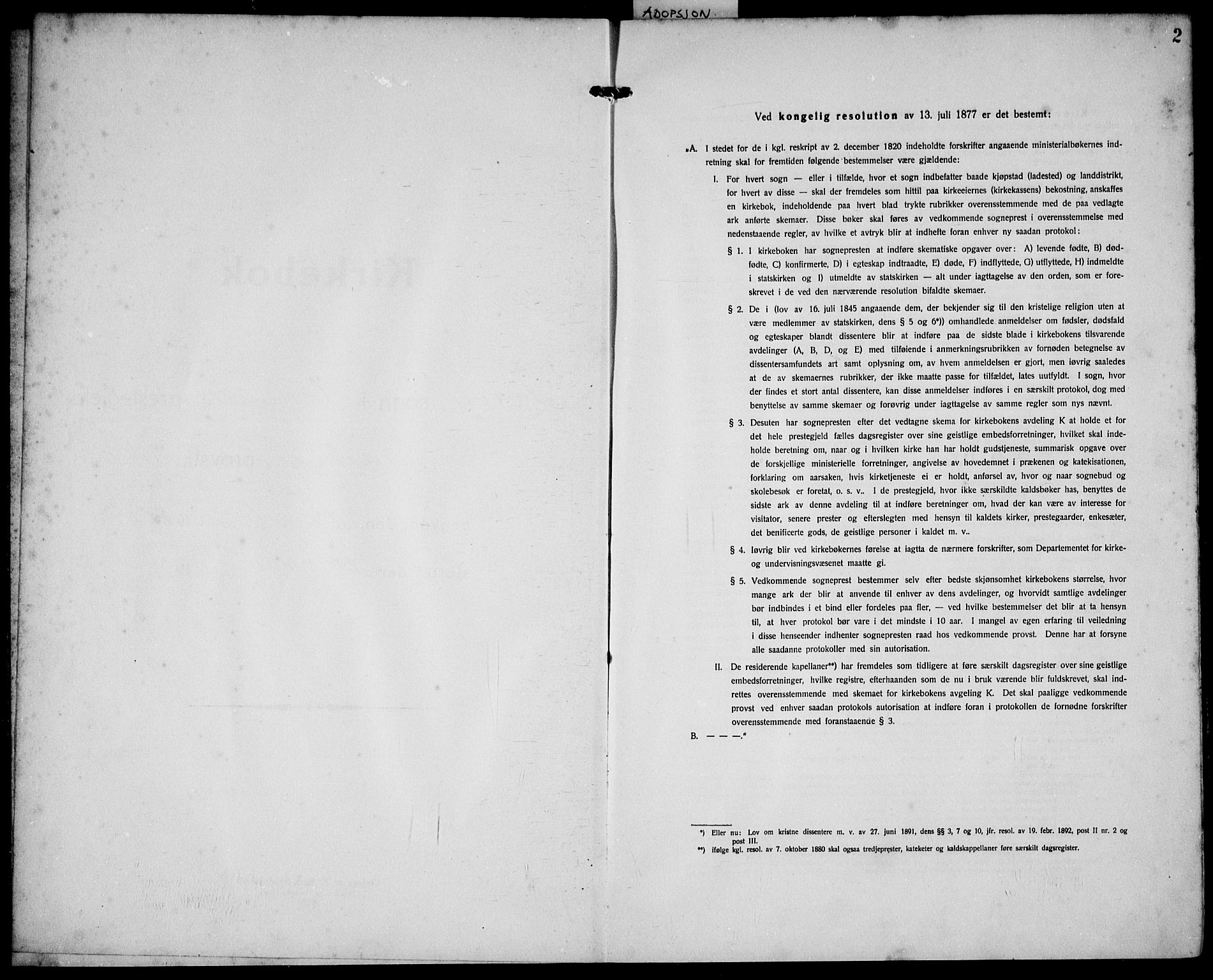 Hetland sokneprestkontor, AV/SAST-A-101826/30/30BB/L0011: Parish register (copy) no. B 11, 1921-1939, p. 2