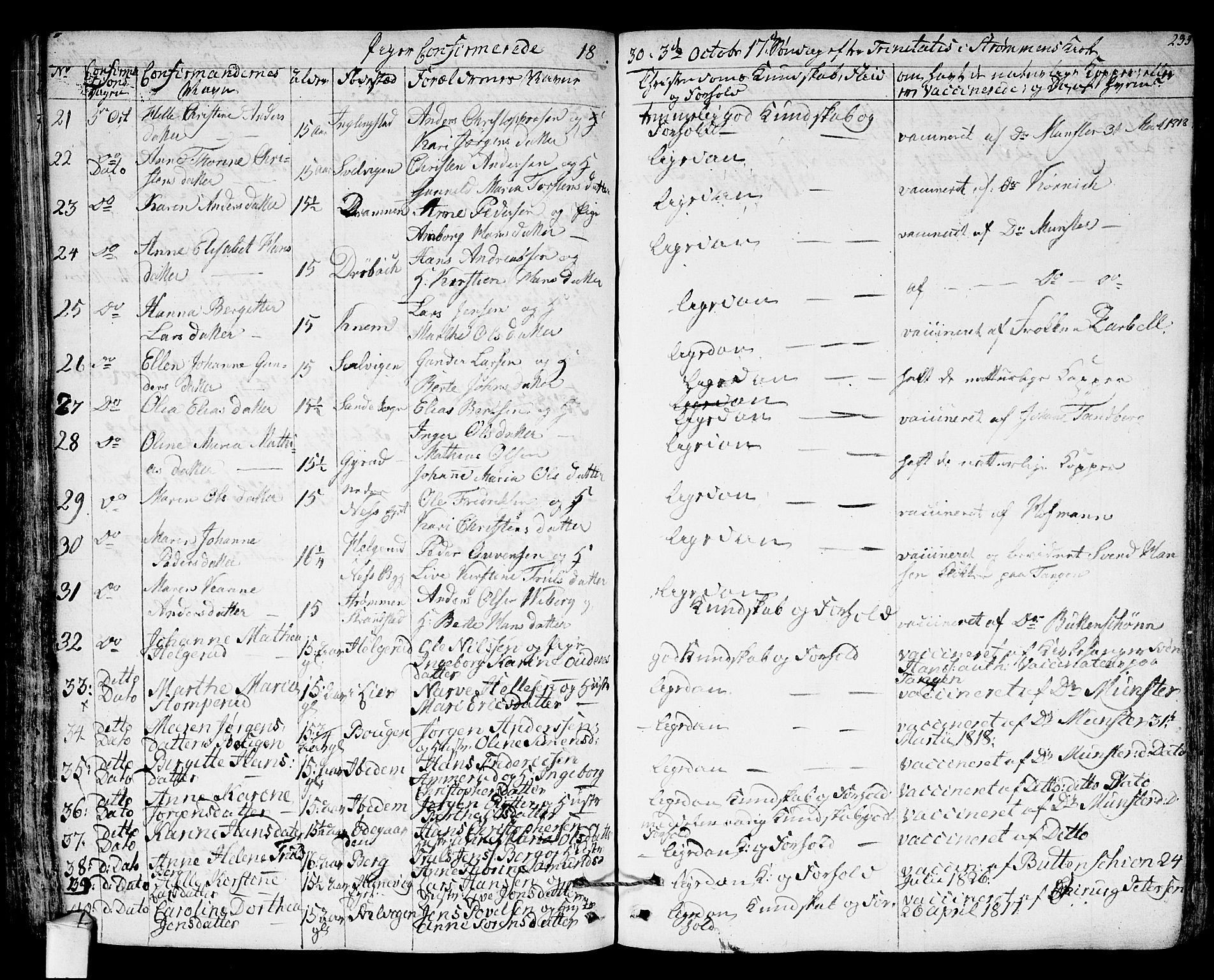 Hurum kirkebøker, SAKO/A-229/F/Fa/L0010: Parish register (official) no. 10, 1827-1846, p. 233