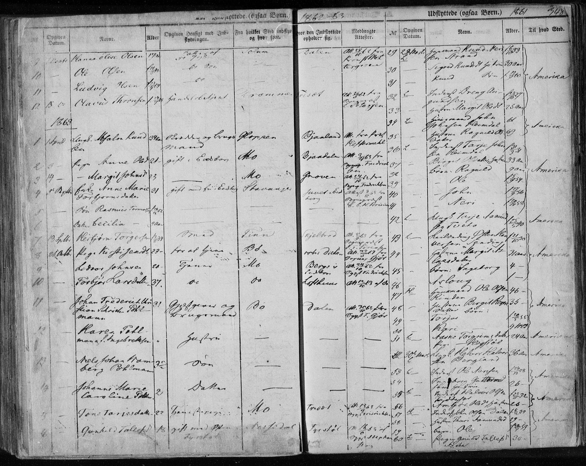 Lårdal kirkebøker, SAKO/A-284/F/Fa/L0006: Parish register (official) no. I 6, 1861-1886, p. 348