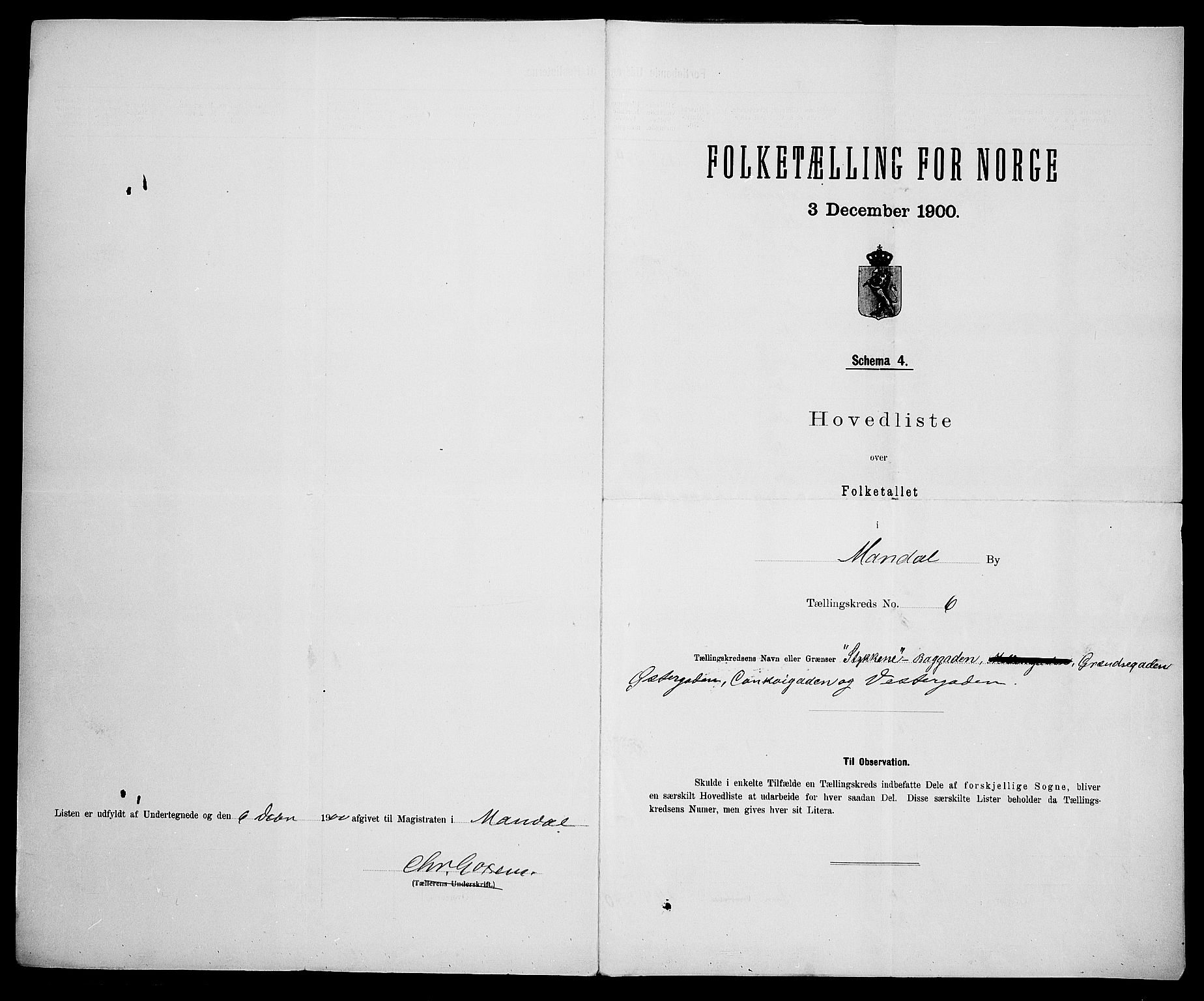 SAK, 1900 census for Mandal, 1900, p. 31