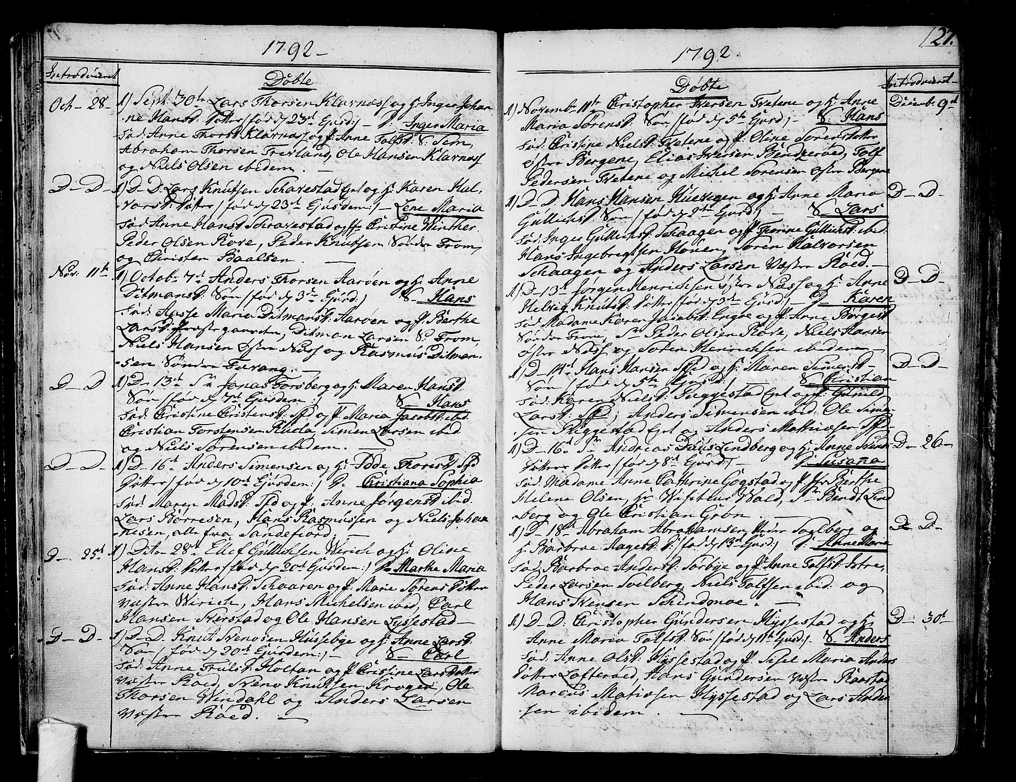 Sandar kirkebøker, SAKO/A-243/F/Fa/L0003: Parish register (official) no. 3, 1789-1814, p. 27