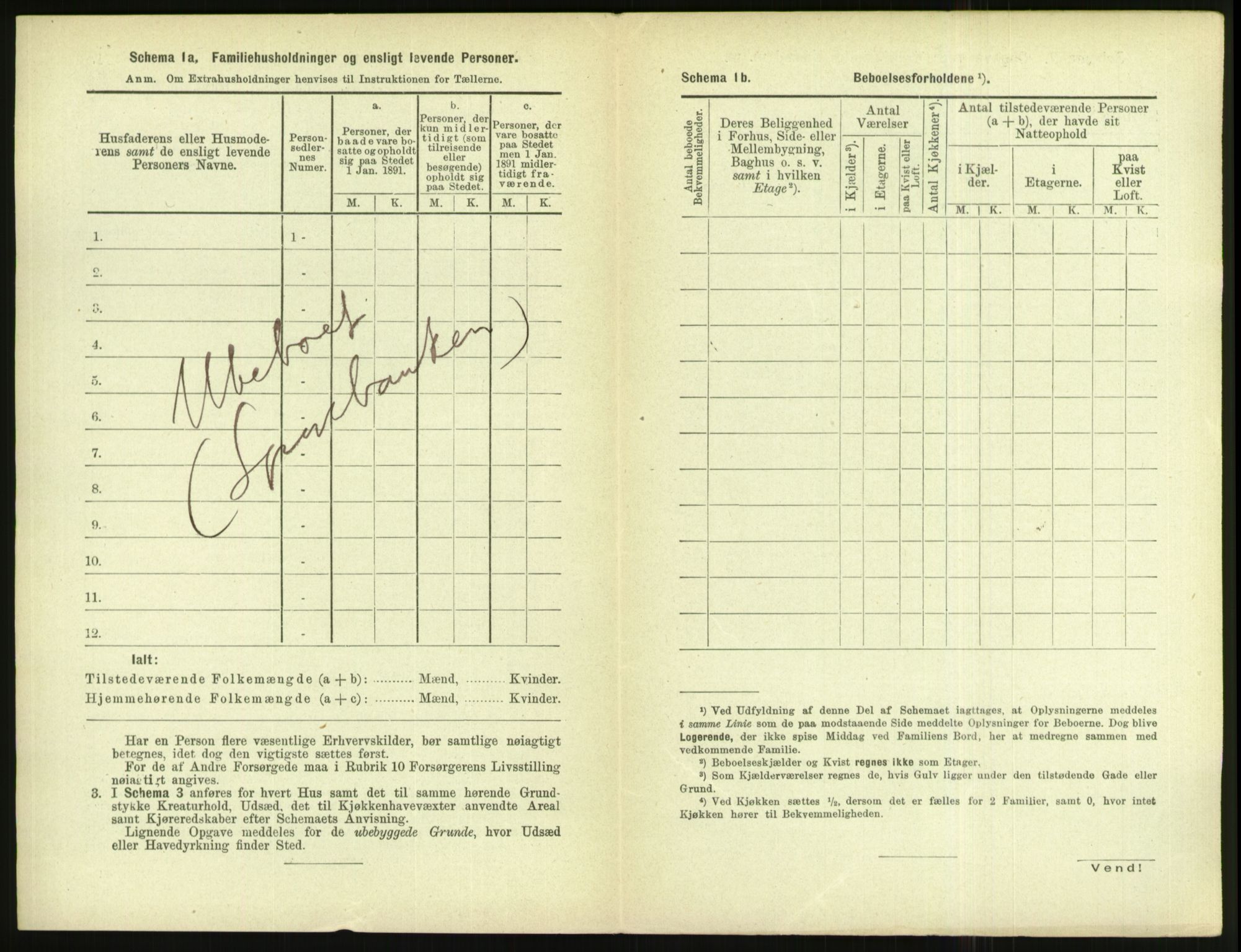 RA, 1891 census for 1004 Flekkefjord, 1891, p. 447