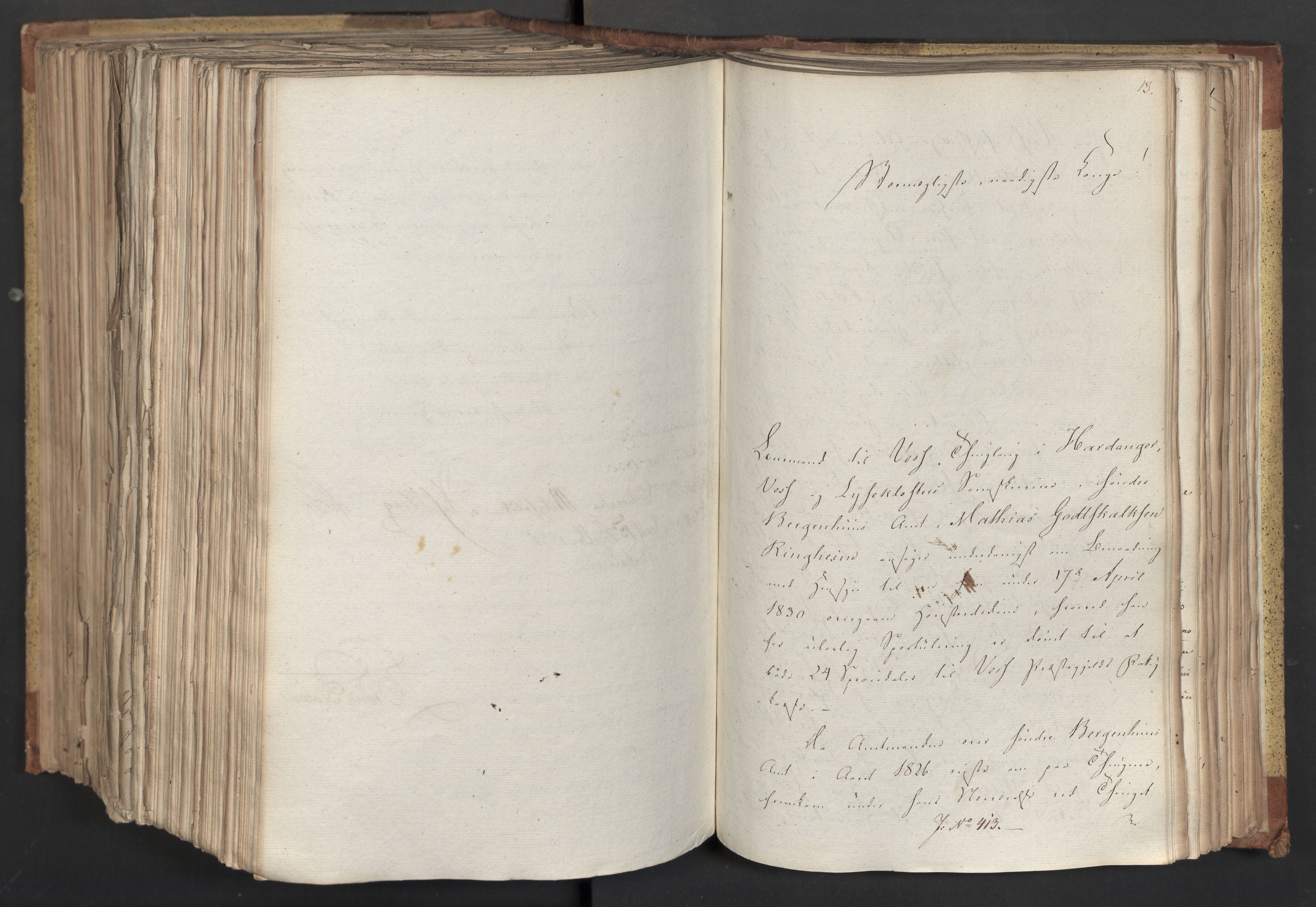 Statsrådsavdelingen i Stockholm, AV/RA-S-1003/D/Da/L0066: Regjeringsinnstillinger nr. 240-449, 1830, p. 681