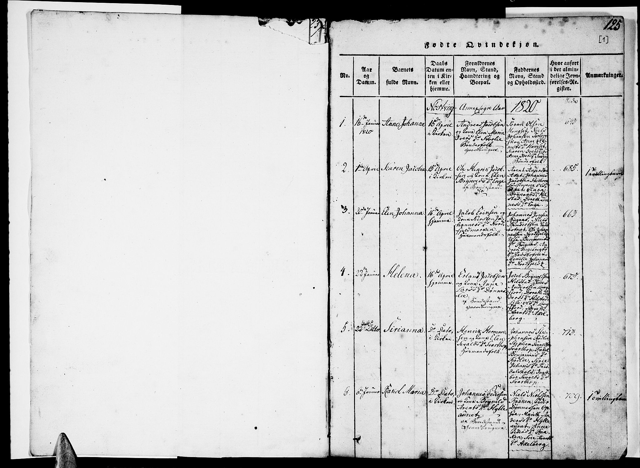 Ministerialprotokoller, klokkerbøker og fødselsregistre - Nordland, SAT/A-1459/814/L0223: Parish register (official) no. 814A04, 1820-1833, p. 124-125