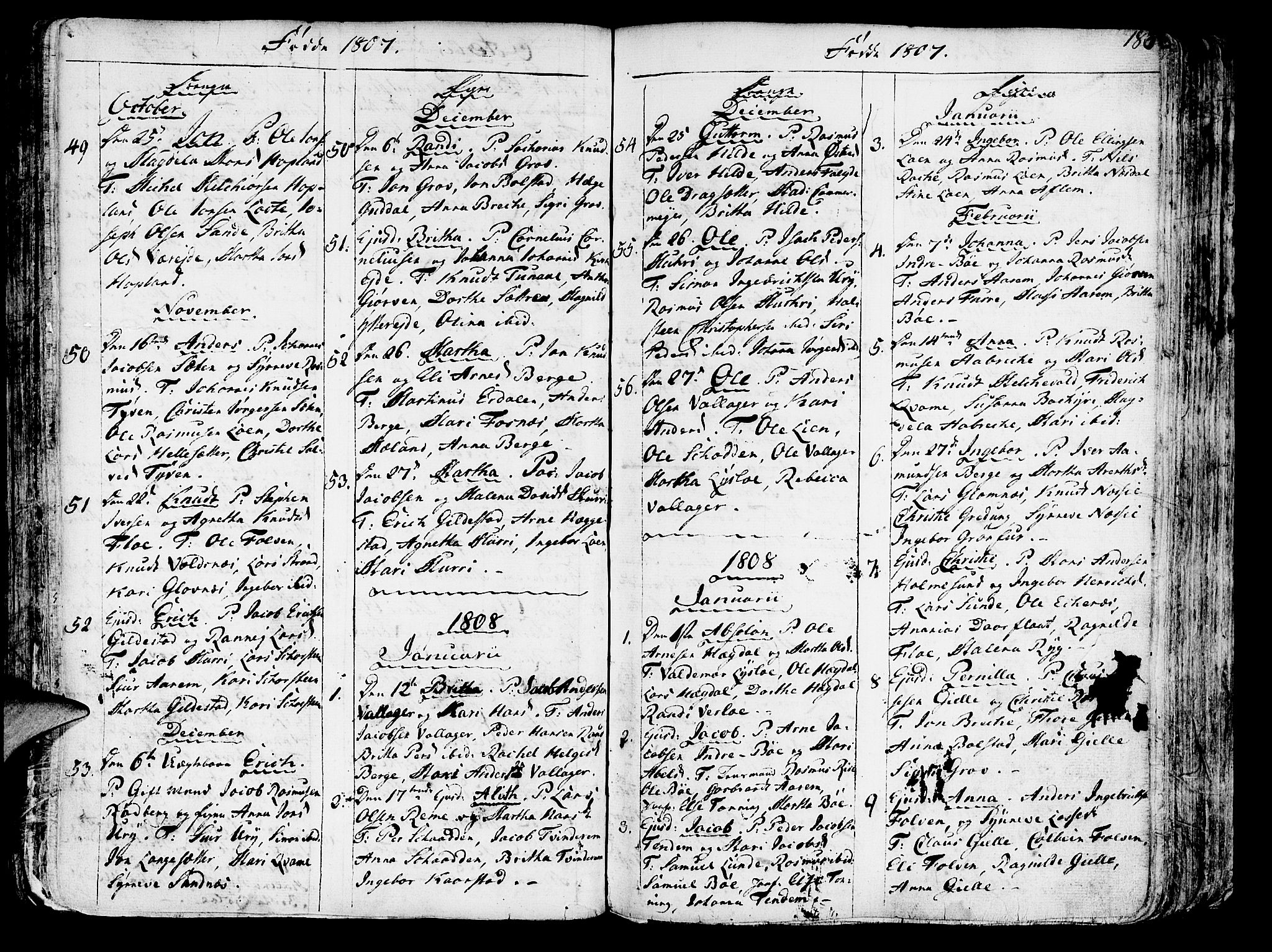 Innvik sokneprestembete, SAB/A-80501: Parish register (official) no. A 1, 1750-1816, p. 183
