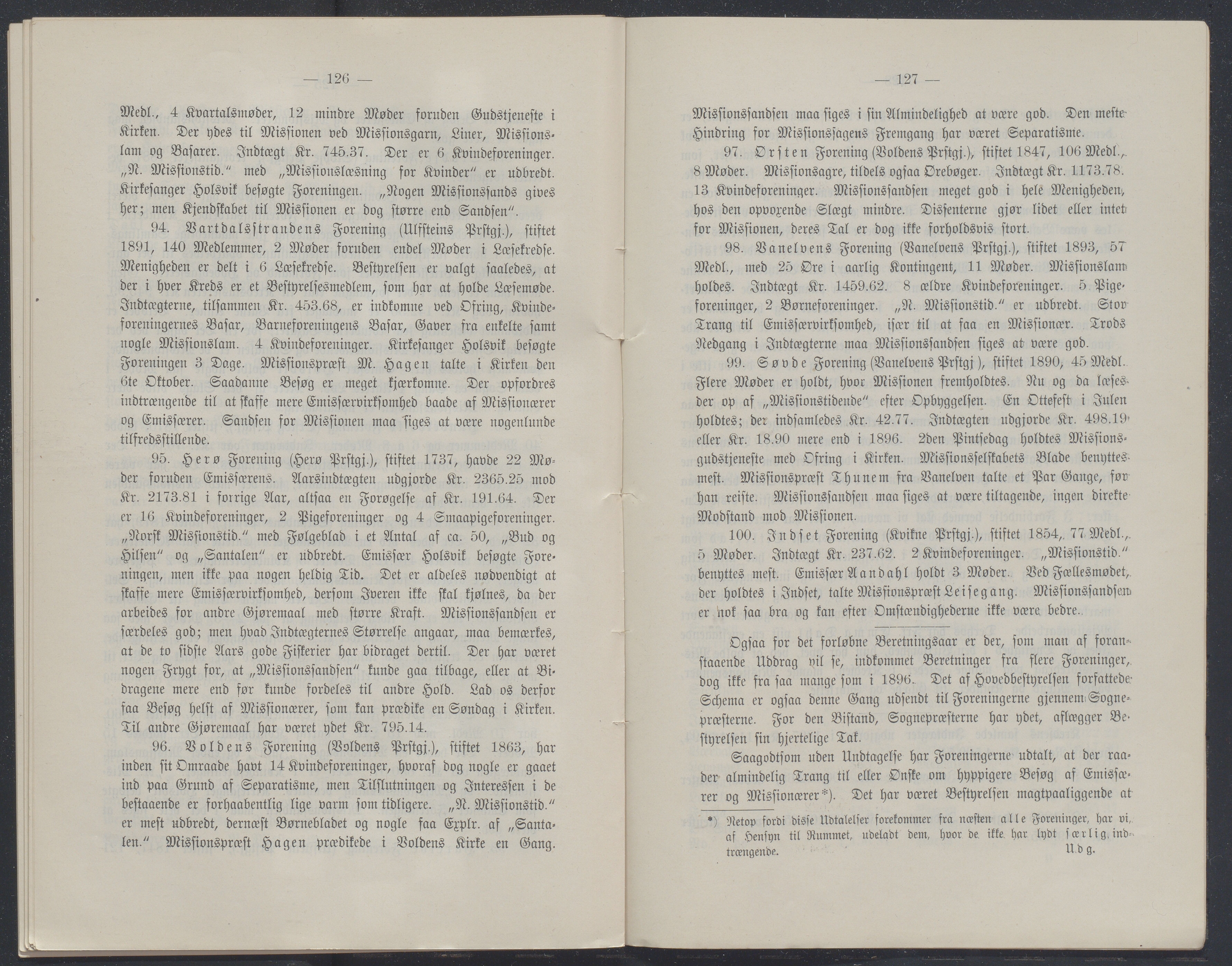 Det Norske Misjonsselskap - hovedadministrasjonen, VID/MA-A-1045/D/Db/Dba/L0339/0009: Beretninger, Bøker, Skrifter o.l   / Årsberetninger. Heftet. 56. , 1898, p. 126-127