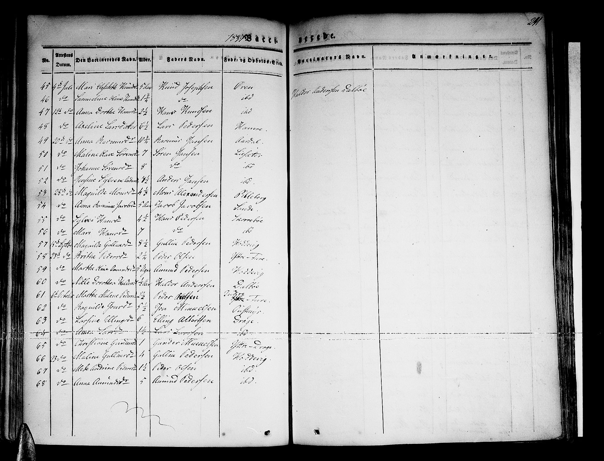Selje sokneprestembete, SAB/A-99938/H/Ha/Haa/Haaa: Parish register (official) no. A 9, 1829-1844, p. 291