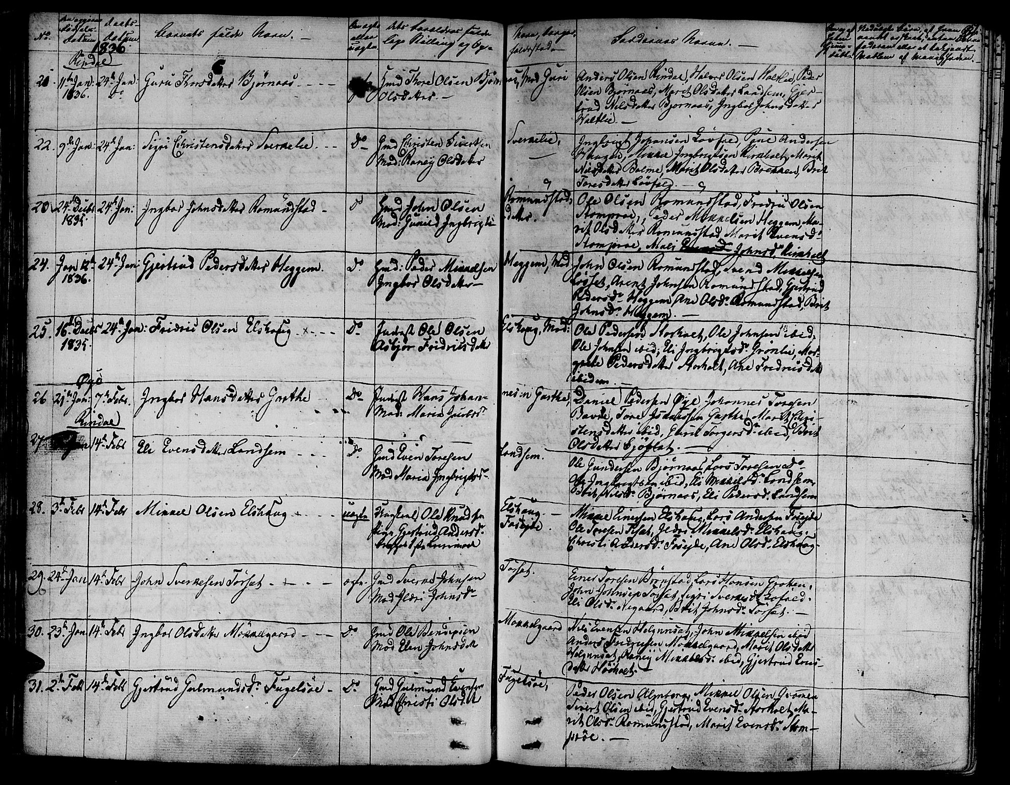 Ministerialprotokoller, klokkerbøker og fødselsregistre - Møre og Romsdal, SAT/A-1454/595/L1042: Parish register (official) no. 595A04, 1829-1843, p. 51