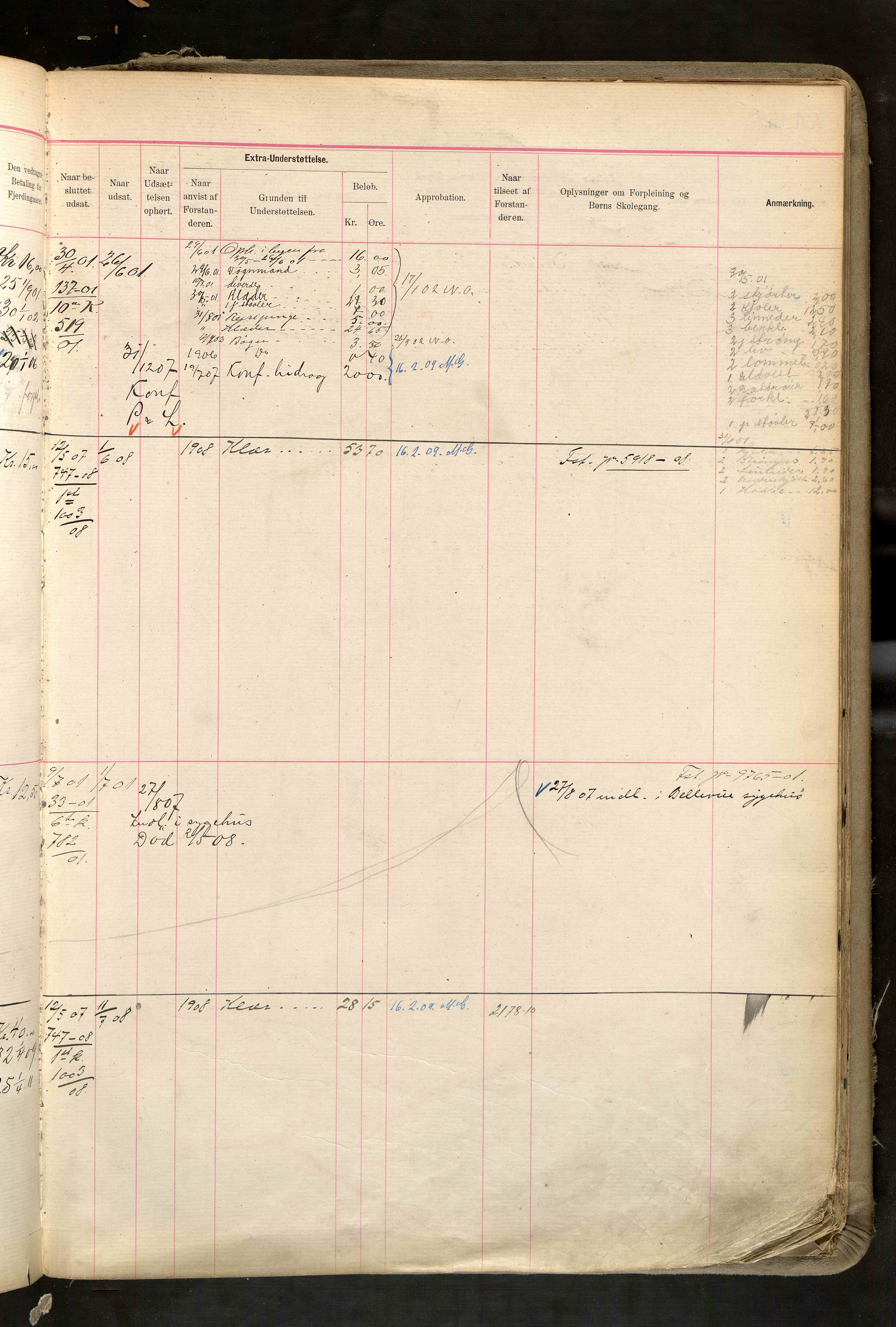 Fattigvesenet, OBA/A-20045/H/Hd/L0006: Manntallsprotokoll. Mnr. 501-1000, 1897-1910, p. 445