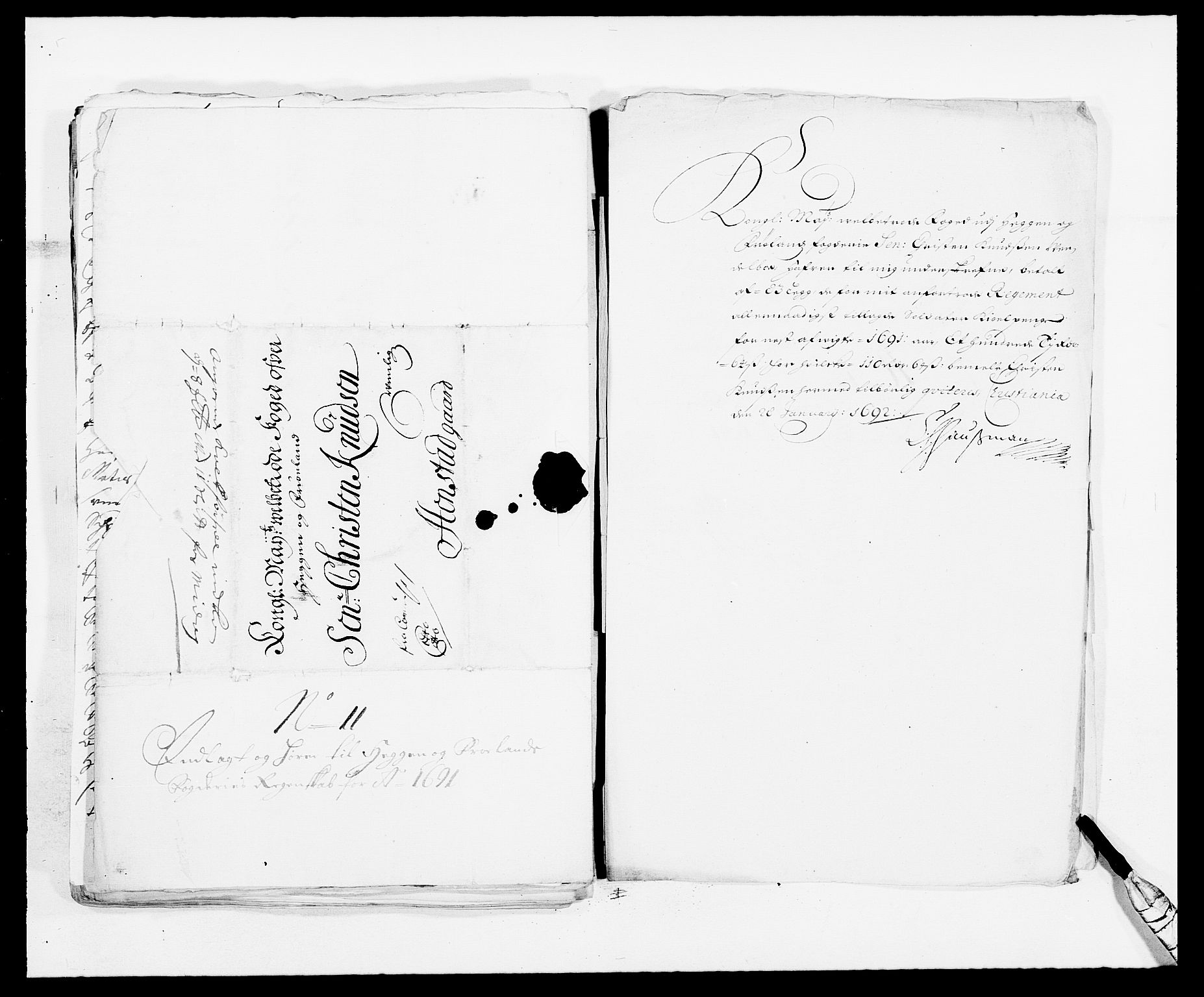 Rentekammeret inntil 1814, Reviderte regnskaper, Fogderegnskap, RA/EA-4092/R06/L0283: Fogderegnskap Heggen og Frøland, 1691-1693, p. 112