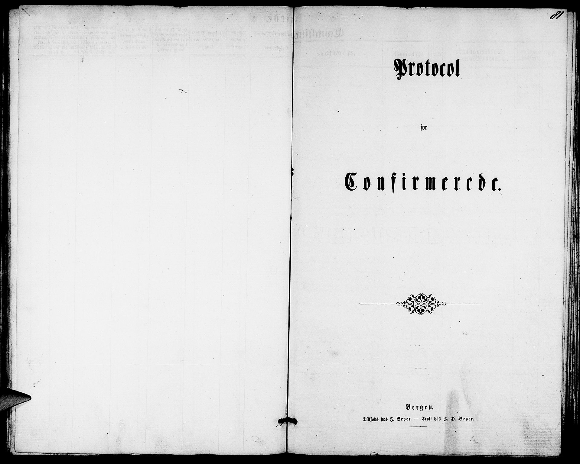 Fjell sokneprestembete, SAB/A-75301/H/Hab: Parish register (copy) no. A 1, 1861-1870, p. 81
