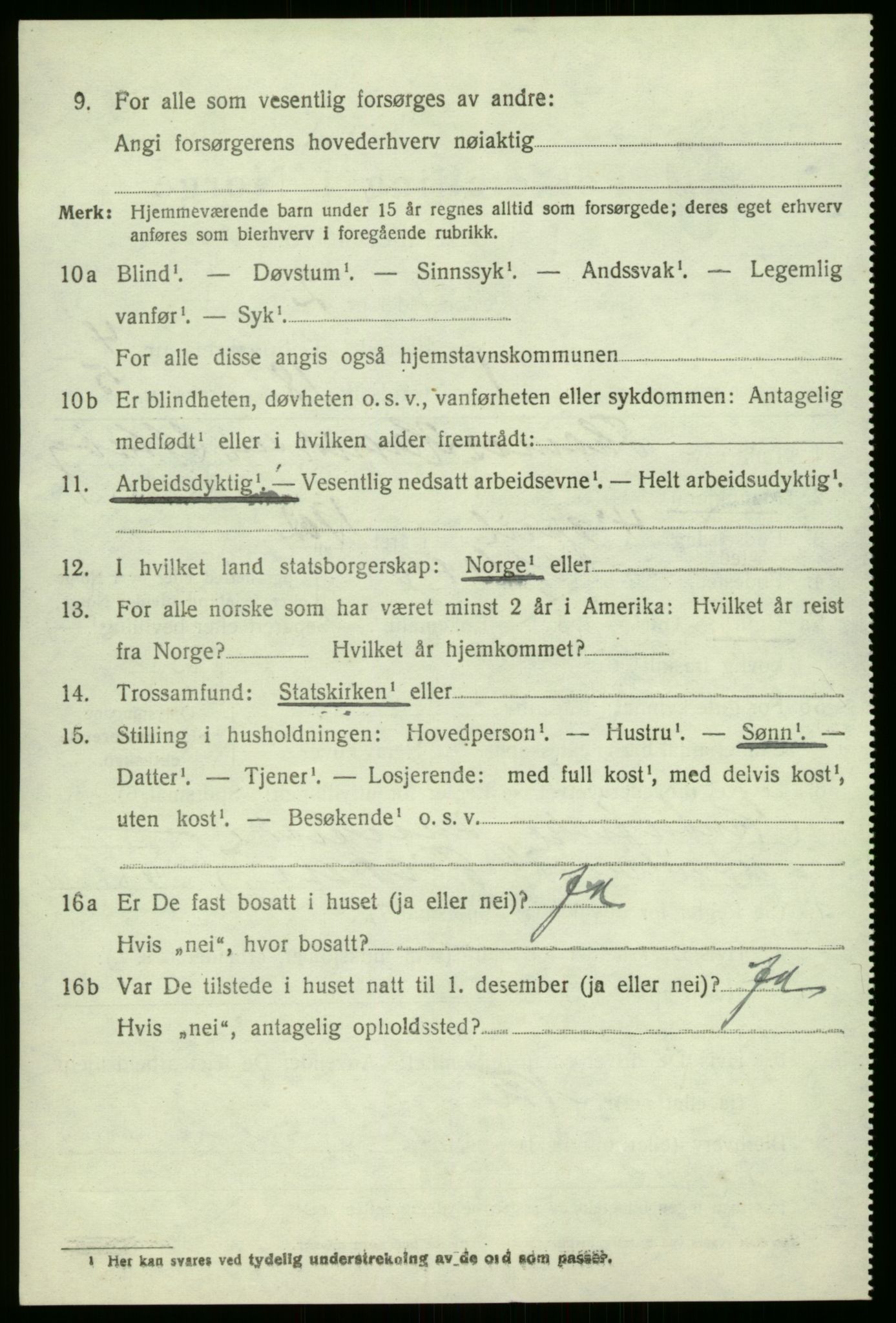 SAB, 1920 census for Solund, 1920, p. 1753