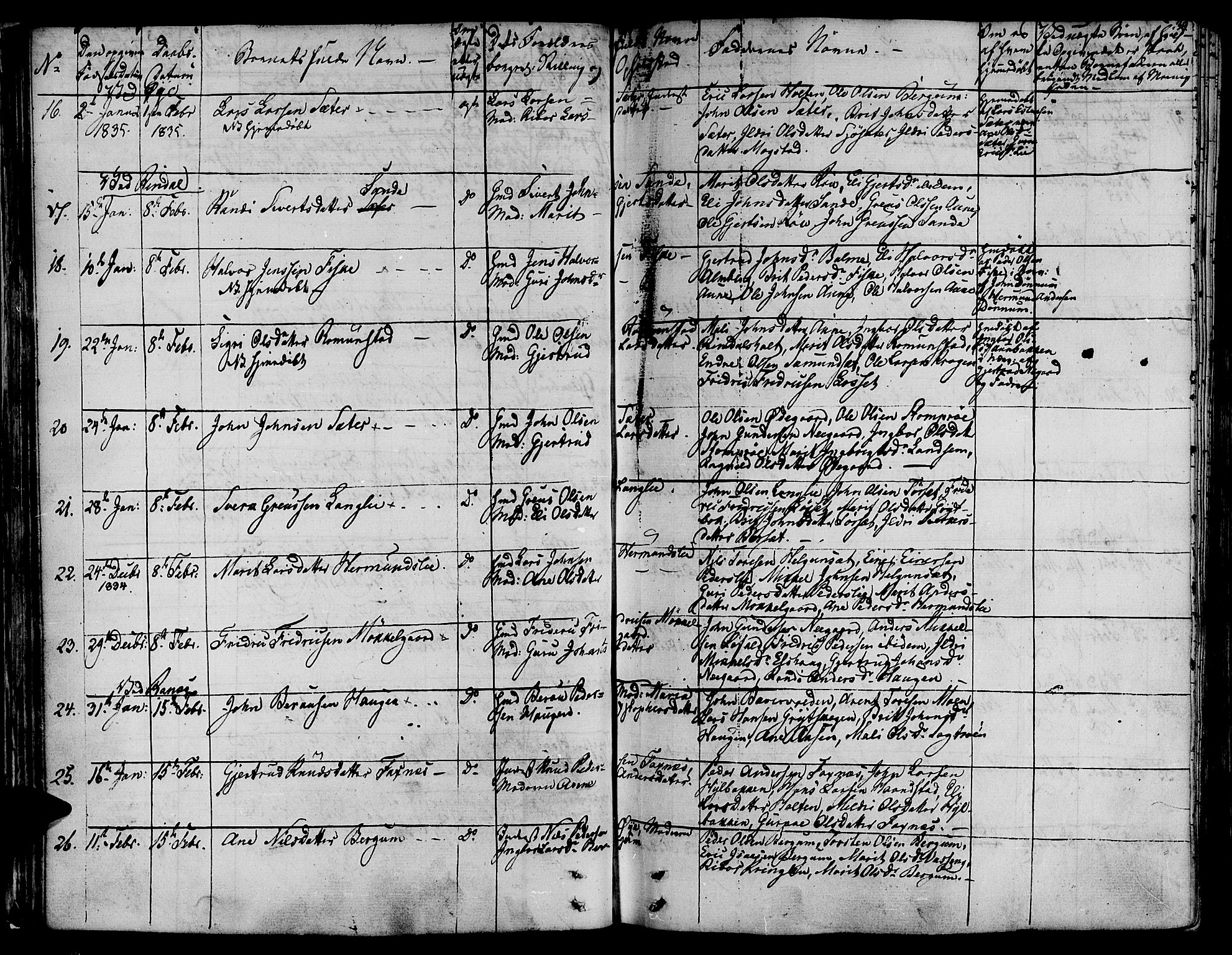 Ministerialprotokoller, klokkerbøker og fødselsregistre - Møre og Romsdal, AV/SAT-A-1454/595/L1042: Parish register (official) no. 595A04, 1829-1843, p. 39