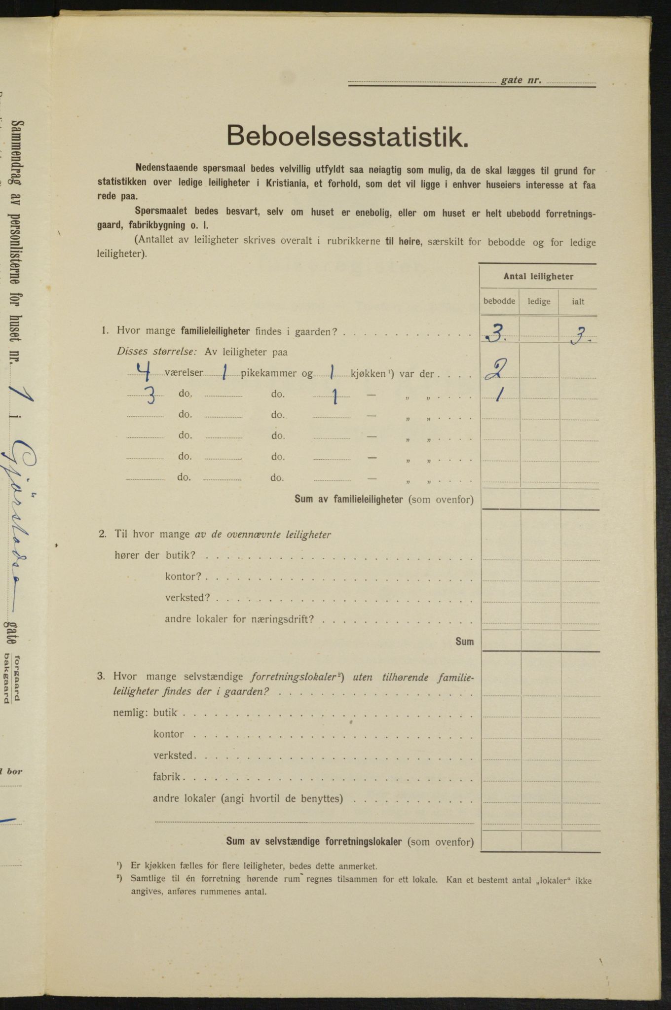 OBA, Municipal Census 1913 for Kristiania, 1913, p. 29391