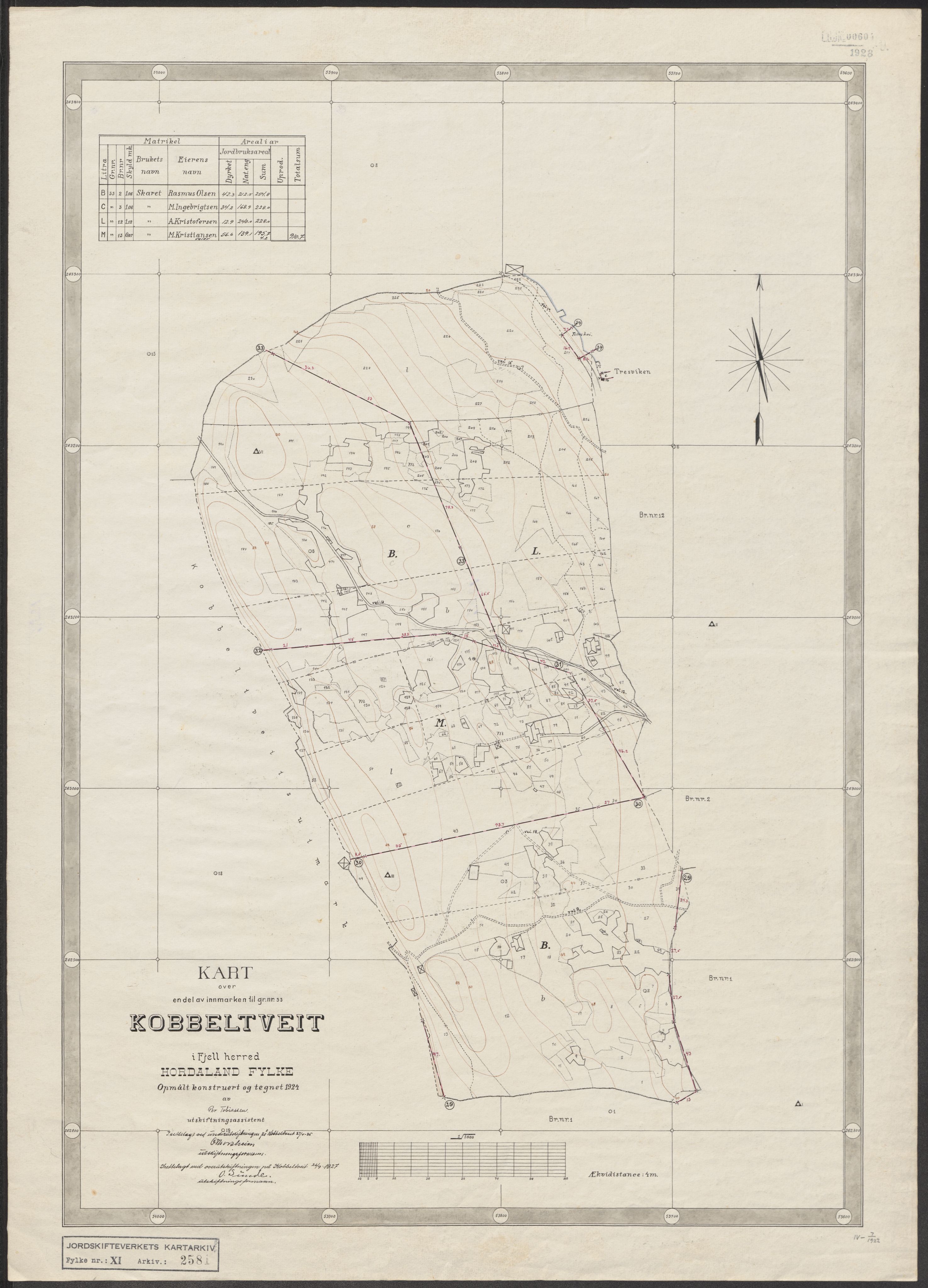 Jordskifteverkets kartarkiv, RA/S-3929/T, 1859-1988, p. 2901
