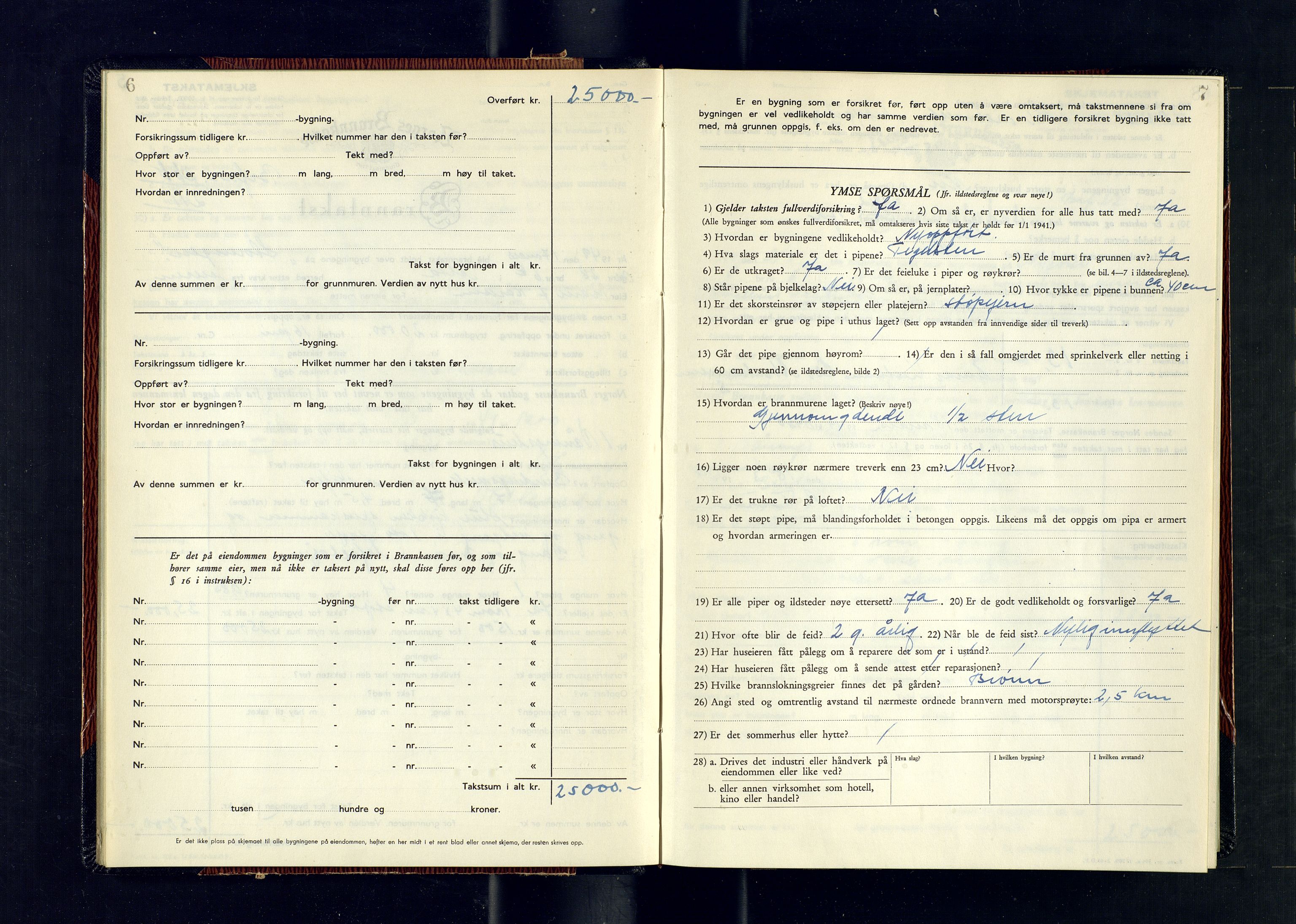 Alta lensmannskontor, AV/SATØ-S-1165/O/Ob/L0182: Branntakstprotokoll, 1949-1950, p. 6-7